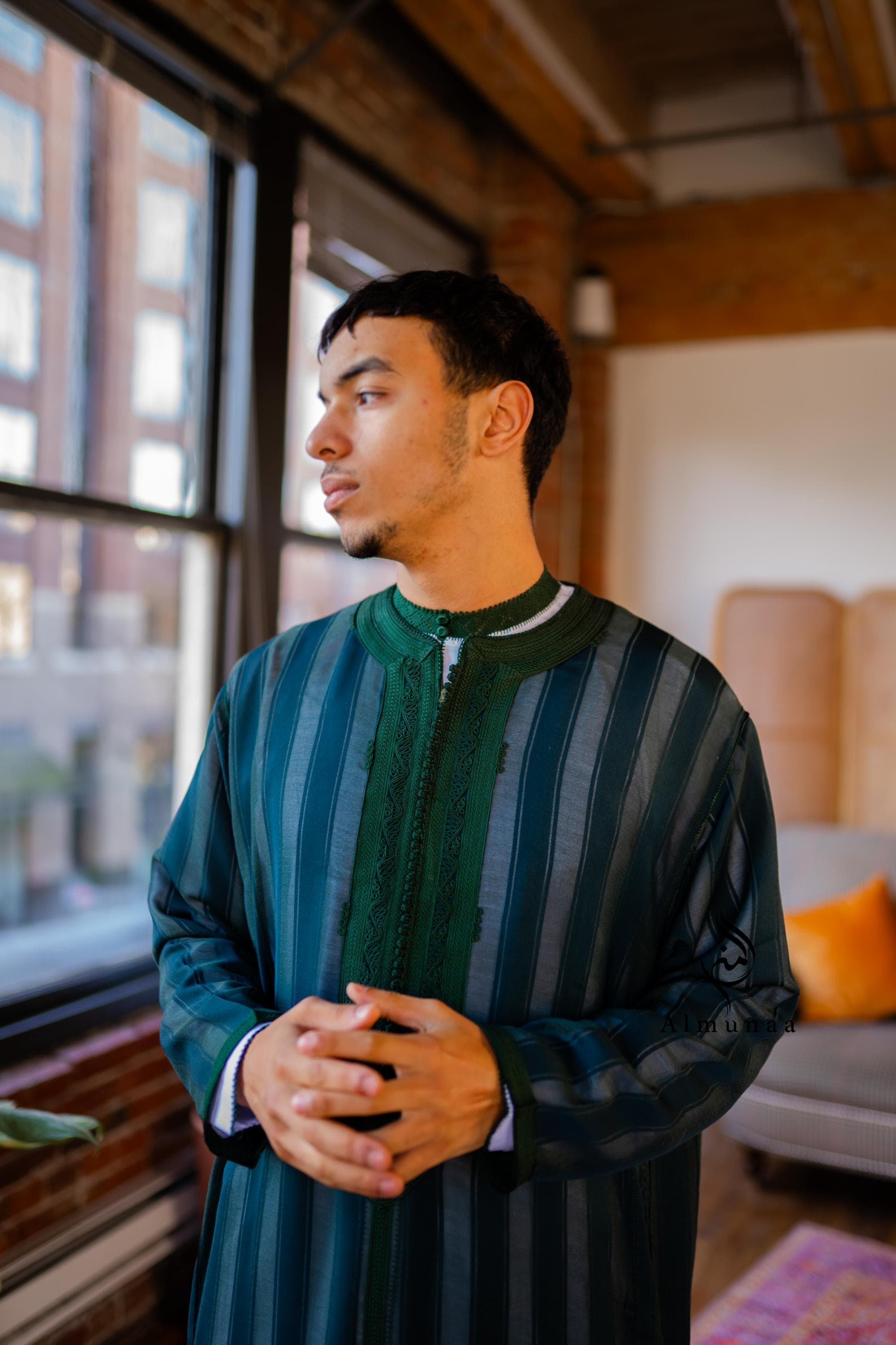 Custom Luxury Moroccan Kaftan + Jabadoor and Pants for Men