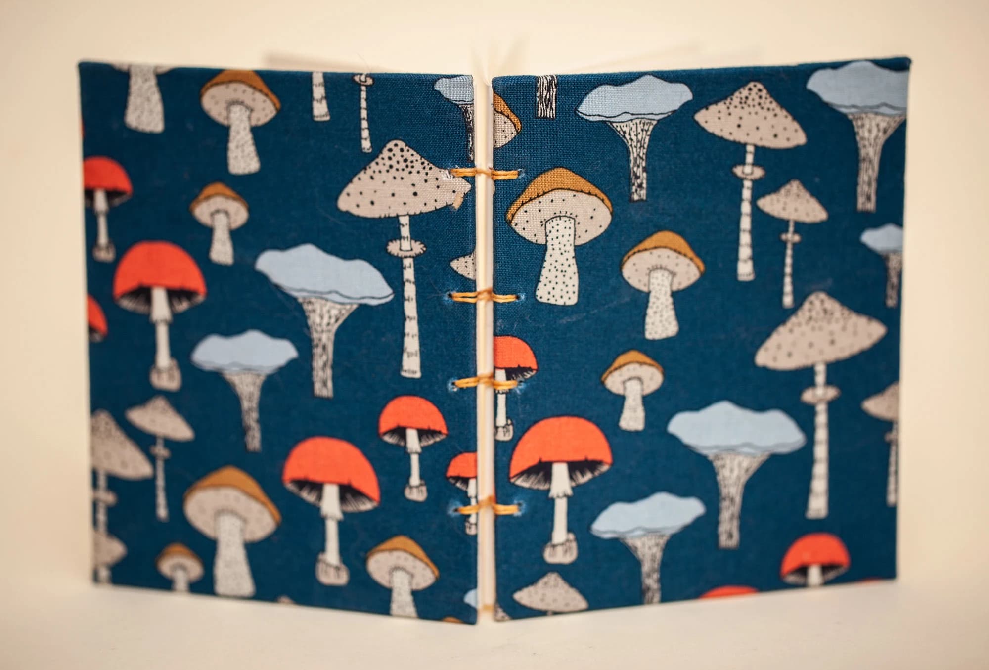 Blue Mushrooms Coptic Bound Foraging Journal - image 3