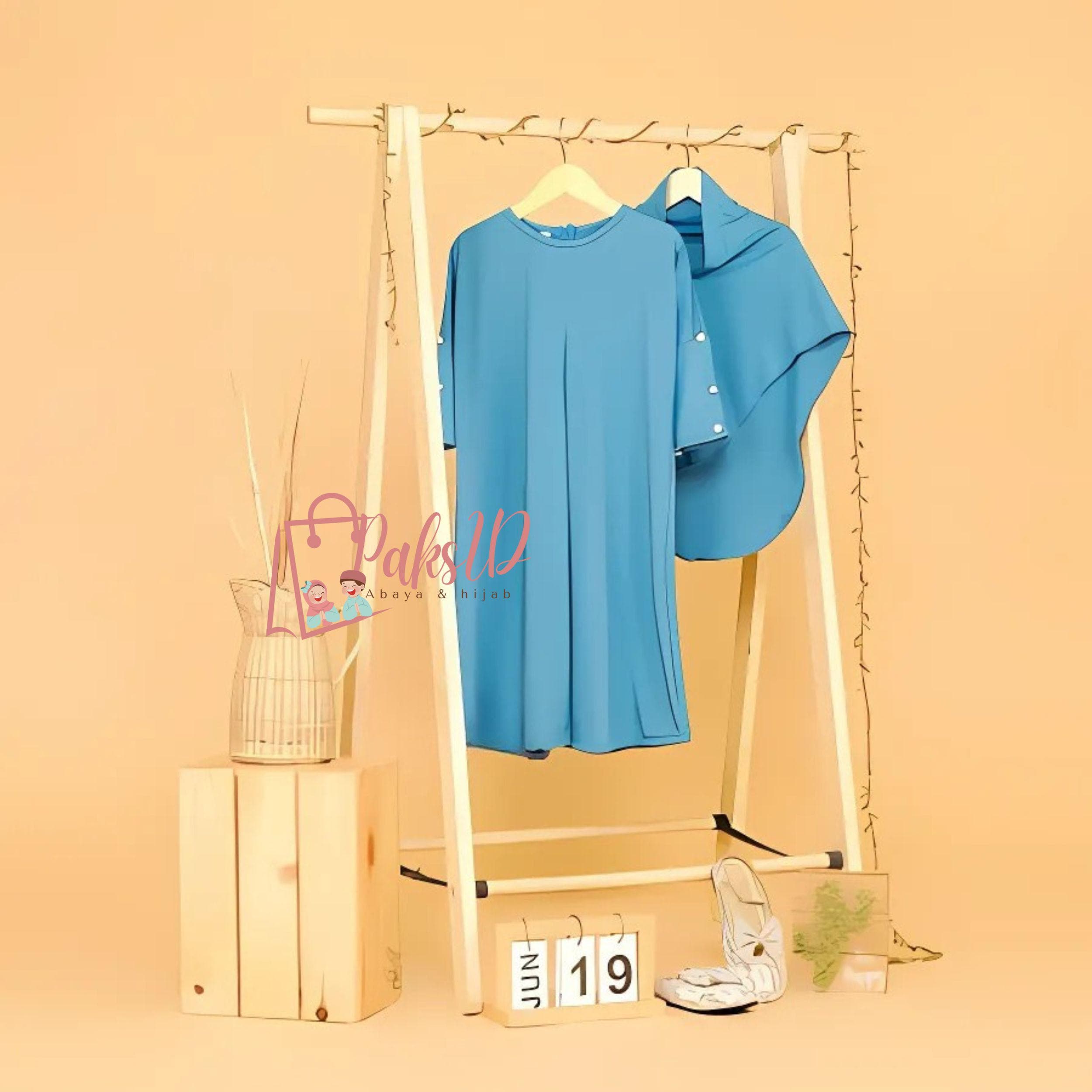 Premium Jersey Kids' Dress Abaya, Muslim Hijab Suit, Islamic Clothing, Muslim Abaya, Kids Prayer Attire, Abaya for Baby Girls Fashion PS108 - image 2