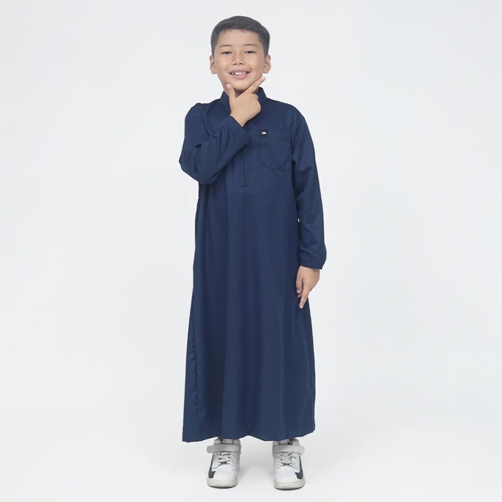 Long Sleeve Boys' Robe with Zipper,Baby Boy Muslim Robes,Islamic Infant Prayer Outfit, raditional Baby Eid Clothes,Newborn Ramadan Gift PS29 - image 5