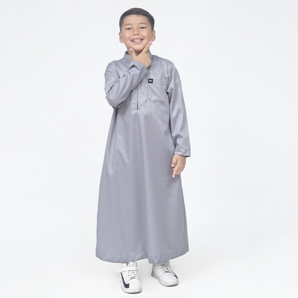 Long Sleeve Boys' Robe with Zipper,Baby Boy Muslim Robes,Islamic Infant Prayer Outfit, raditional Baby Eid Clothes,Newborn Ramadan Gift PS29 - image 2