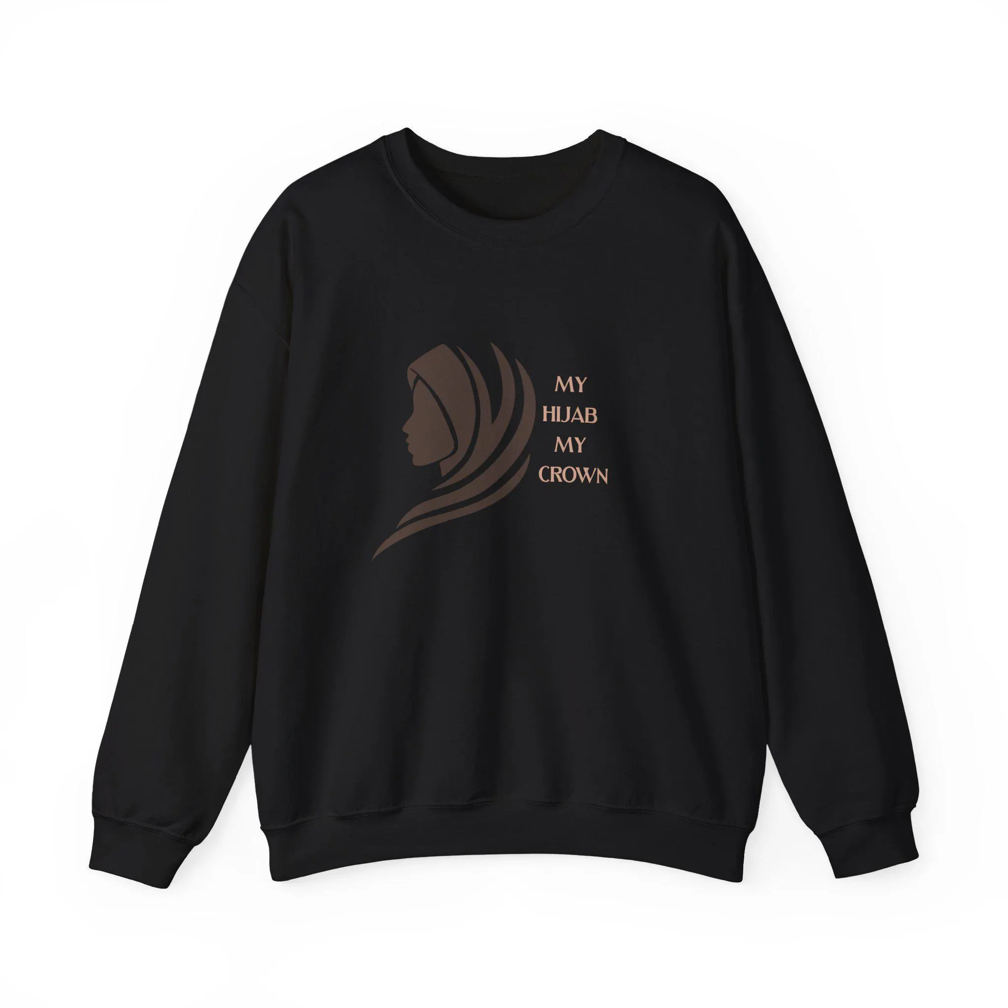 My Hijab My Crown Sweatshirt | Muslim Woman Hoodie | Modest Islamic Clothing | Hijabi Gift | Faith-Inspired Muslim Apparel - image 4