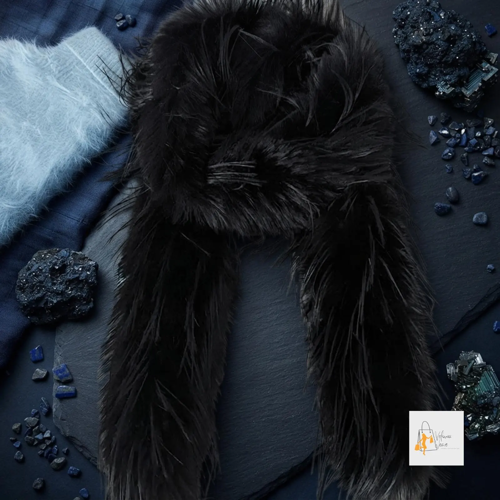 Cozy scarf wrapped comfortably around the neck during cold weather.