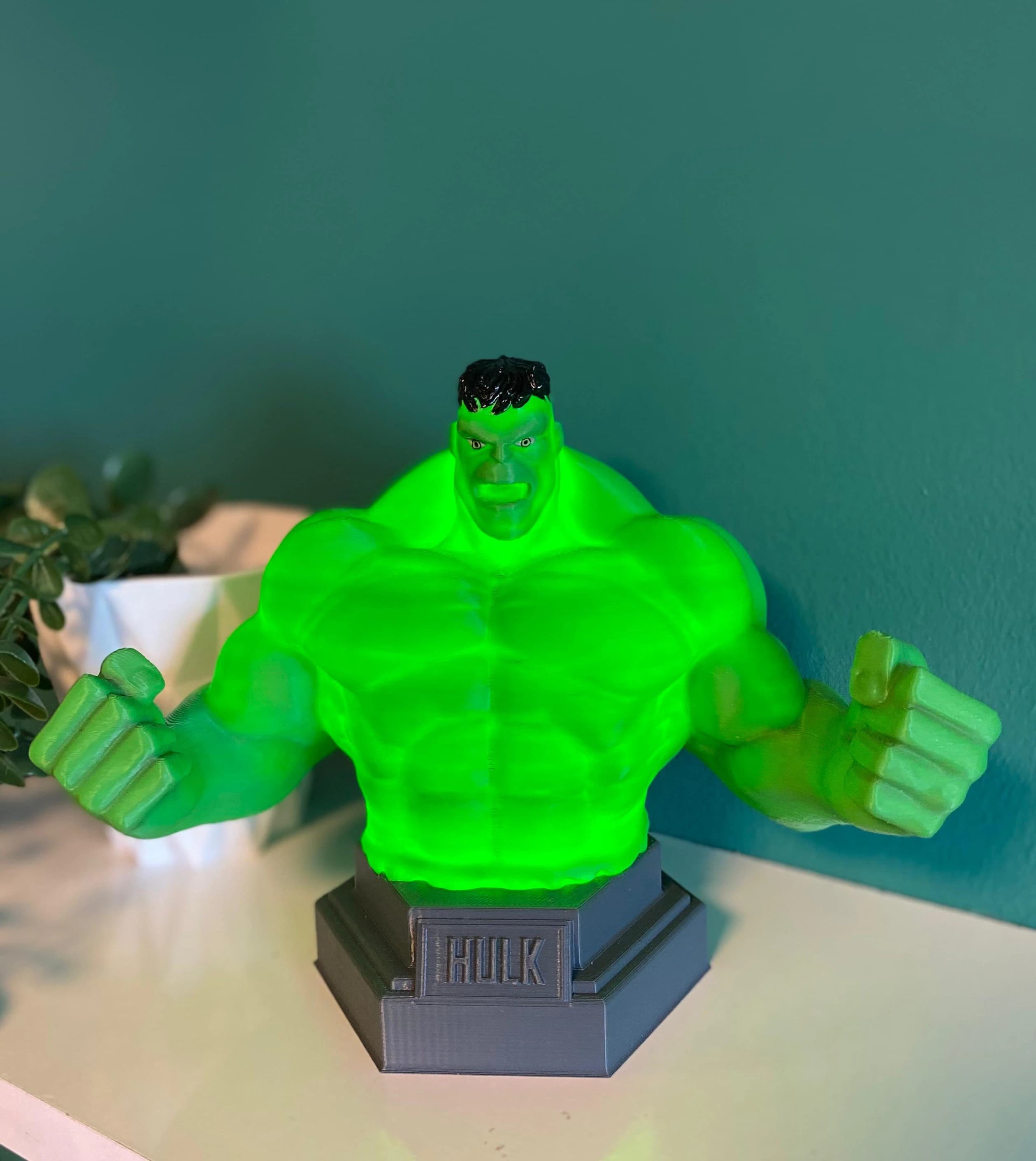 Hulk Design Decorative Night Lamp: Avengers Decor, Kids Room Lamp - image 2