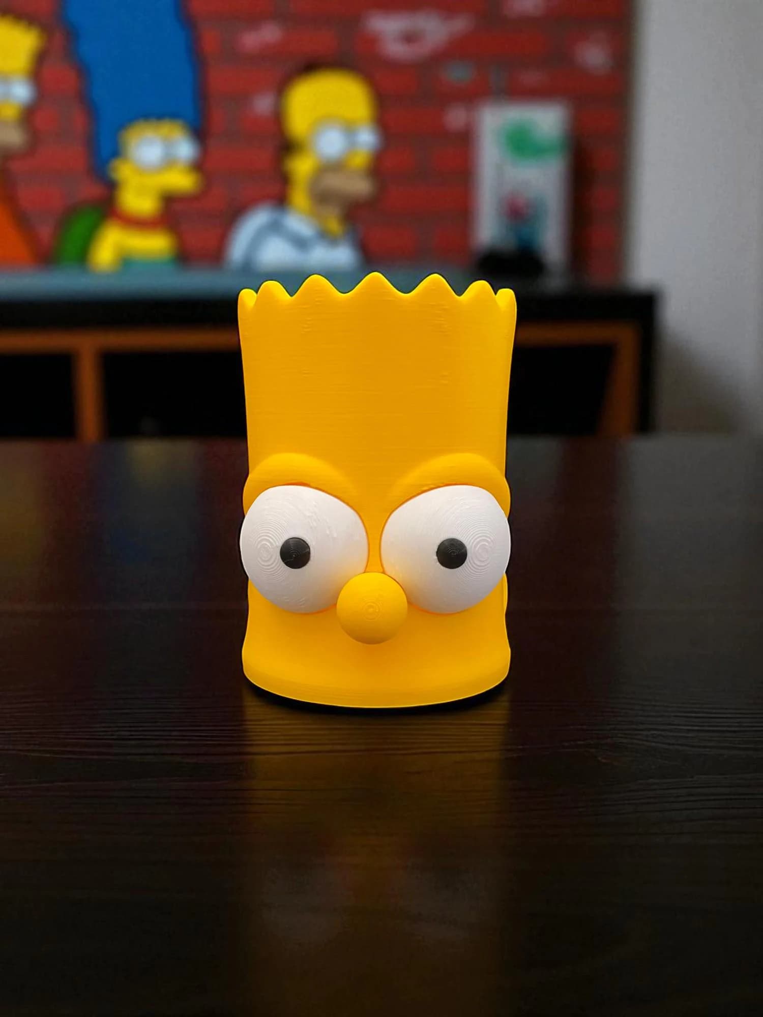 Bart Simpson Pencil Holder and Desk Organizer β Pen, Brush, Makeup and Bathroom Storage - image 2