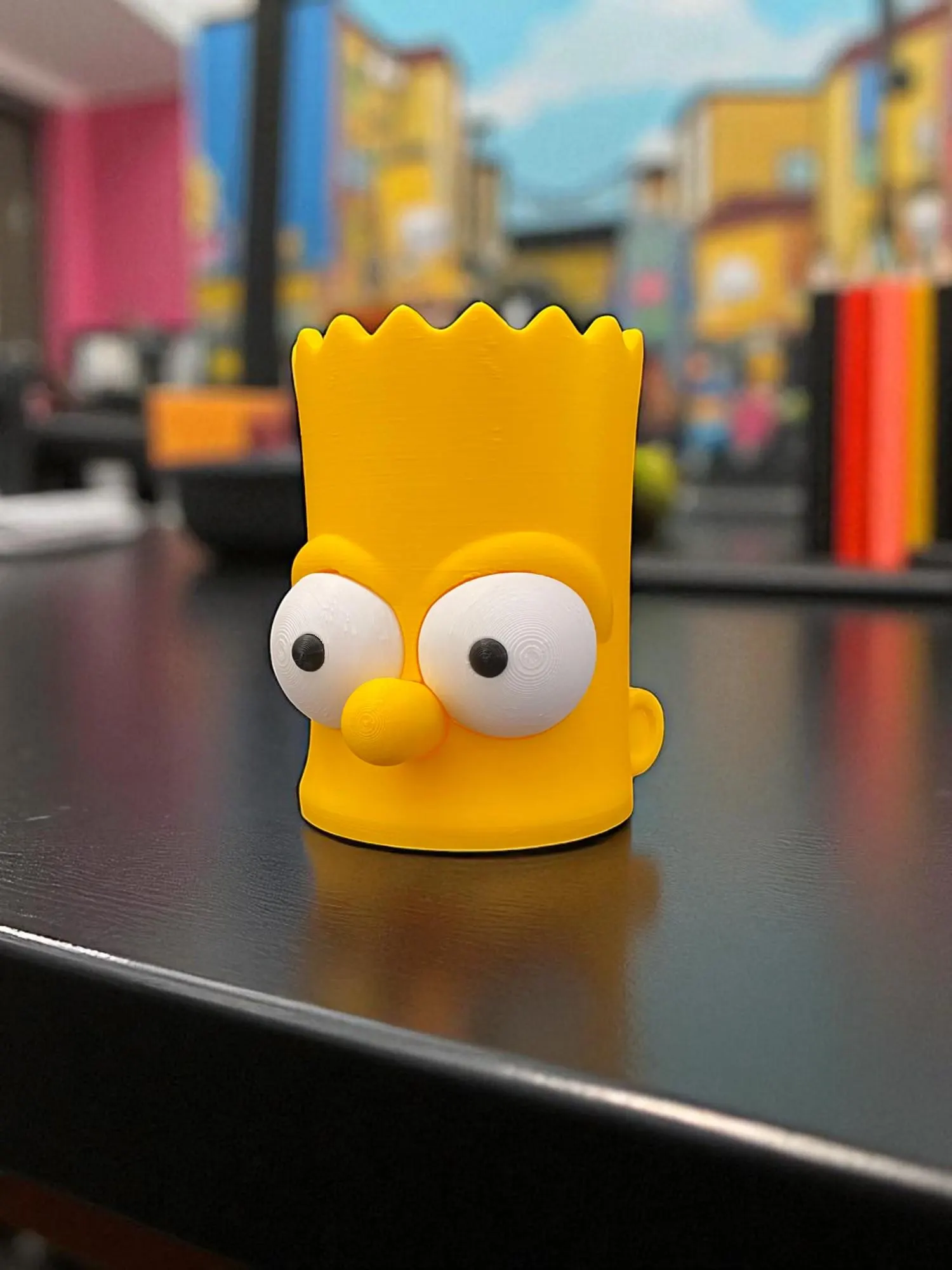 Bart Simpson Pencil Holder and Desk Organizer β Pen, Brush, Makeup and Bathroom Storage - image 4