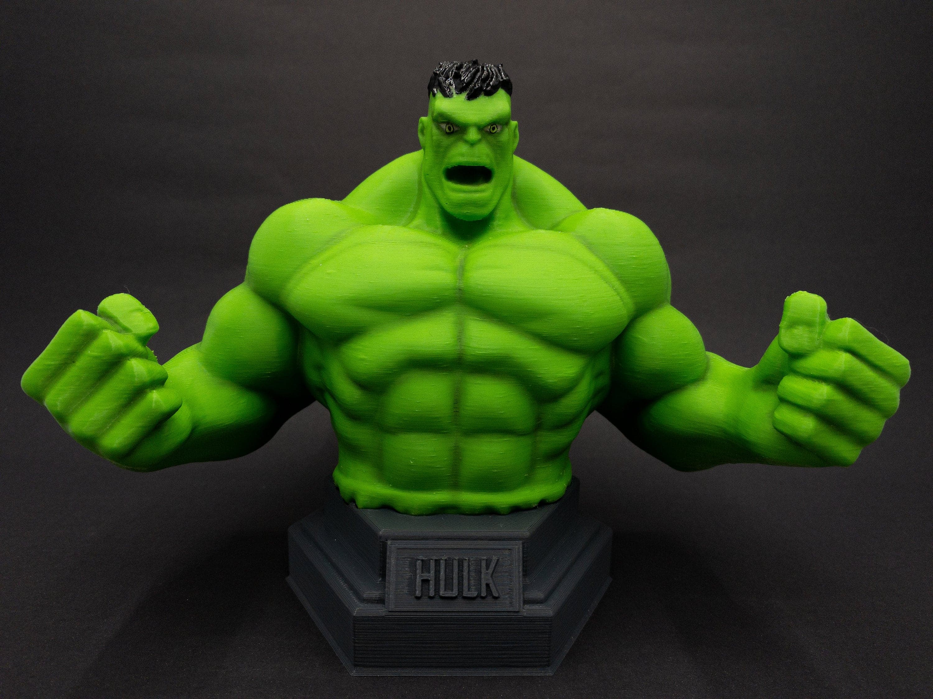 Hulk Design Decorative Night Lamp: Avengers Decor, Kids Room Lamp - image 4