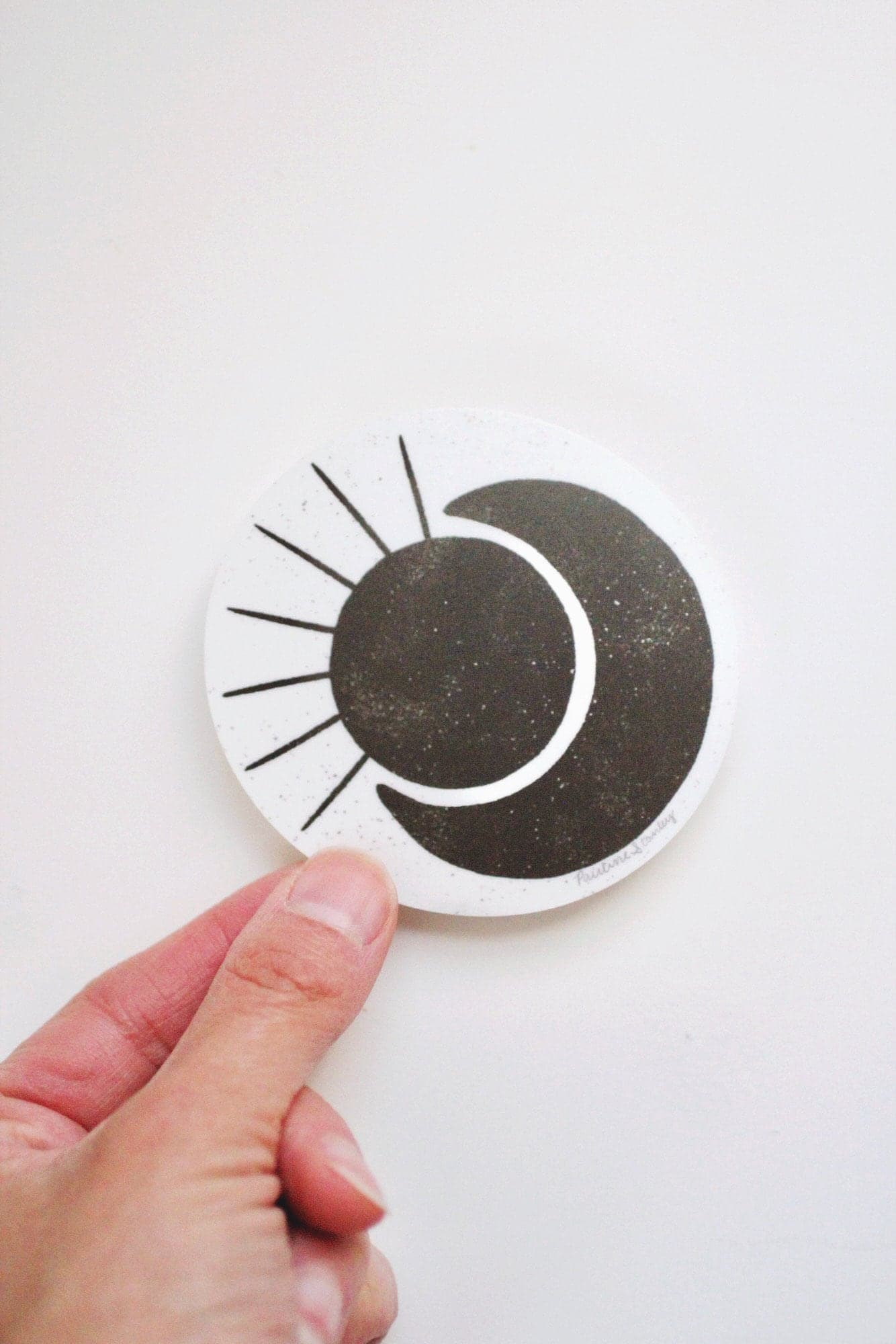 Sun Moon Vinyl Sticker | Nature Sticker | Moon Sticker | Sun Sticker | Vinyl Sticker | Water Bottle Sticker | Laptop Sticker Decal - image 3