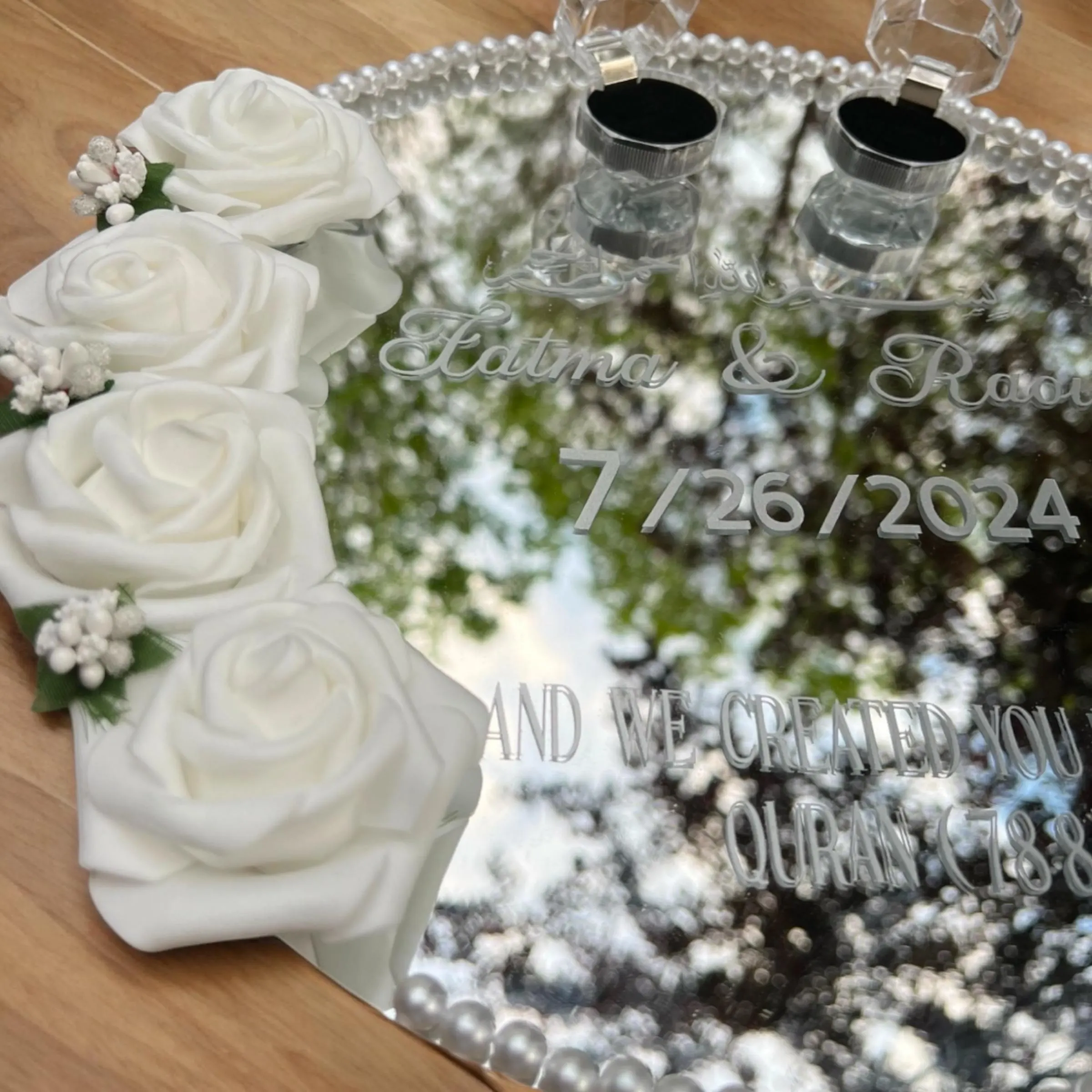 Personalized Ring Tray, Wedding, Engagement, Customized - image 3