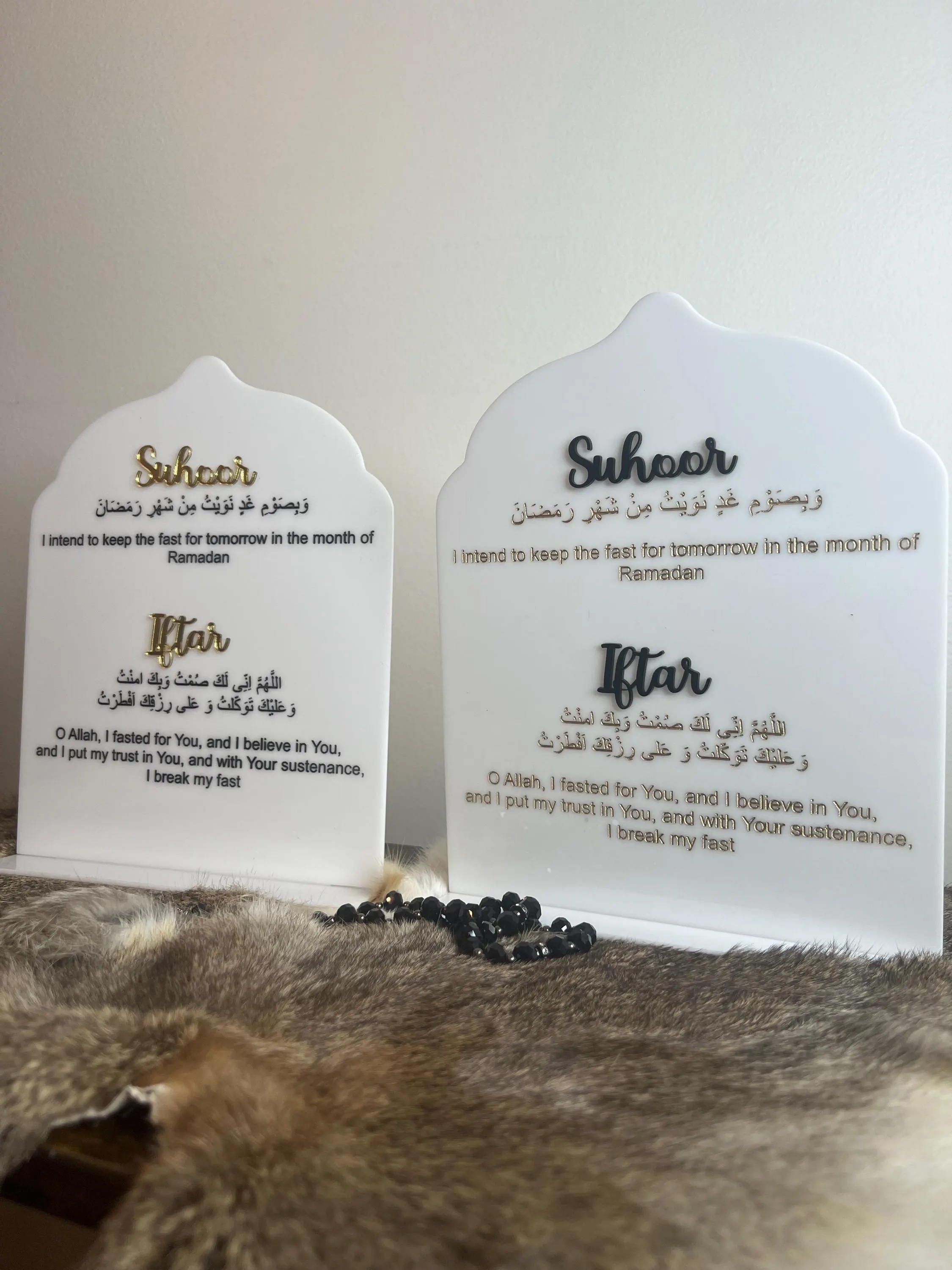 Personalized Ramadan Sign – Suhoor & Iftar Dua, Islamic Home Decor - image 5