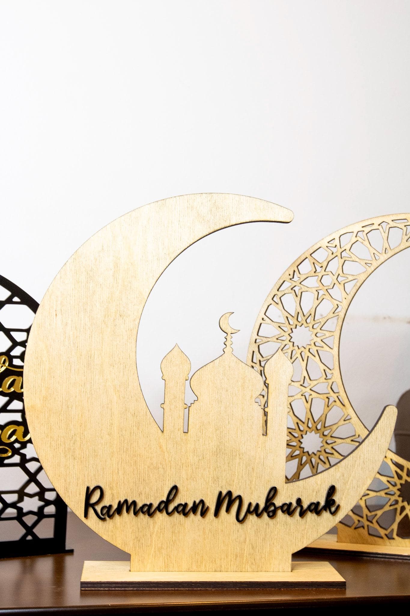Ramadan Decor | Ramadan Mubarak Wooden and Acrylic Table Sign | Handmade Islamic Home Decor | Ramadan Decoration | Perfect Gift for Ramadan - image 2