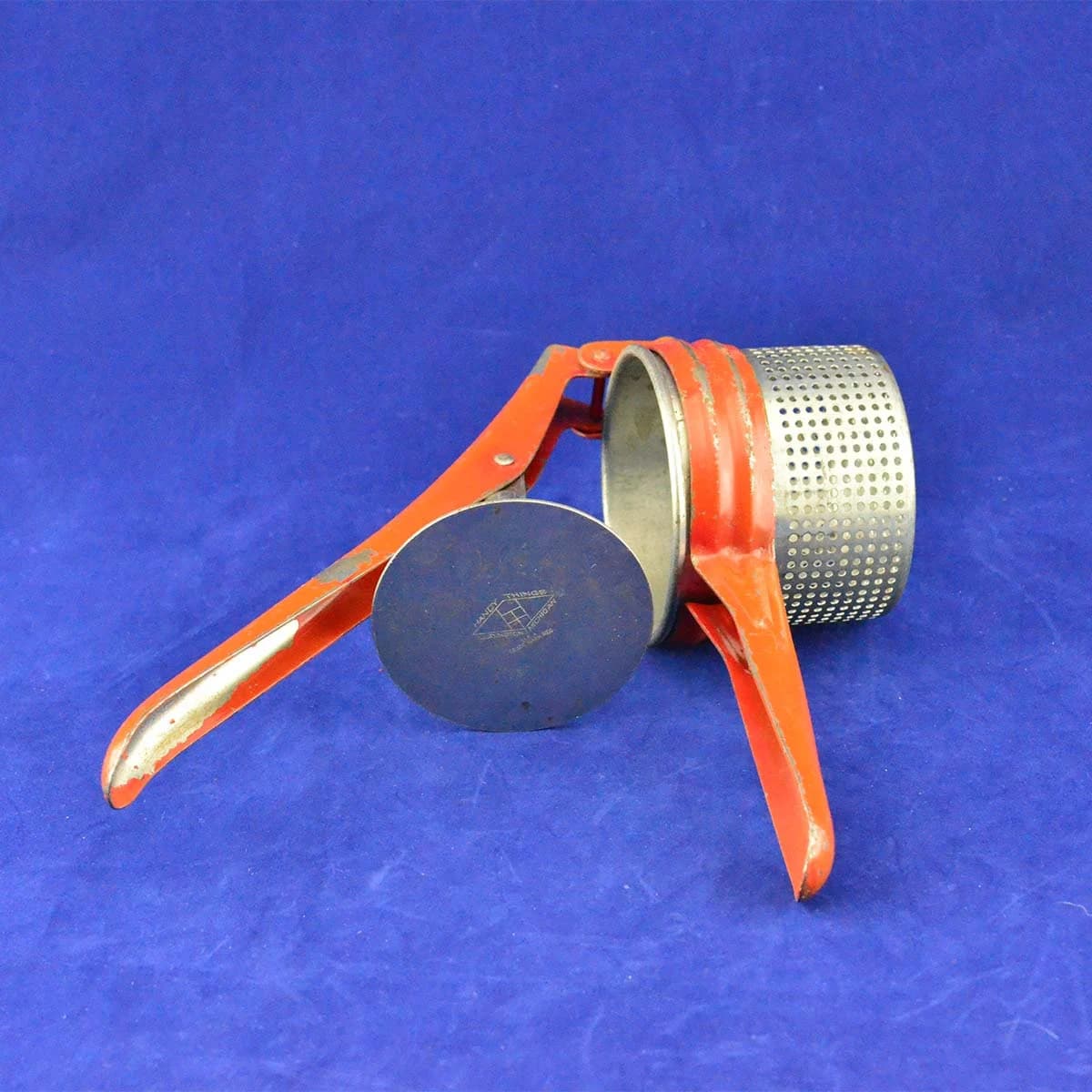 Vintage Handy Things Red Handle Potato Ricer - Kitchen Tool - Handy Things - Ludington Michigan - Retro Kitchen - Cooking Utensils & Gadgets - image 4