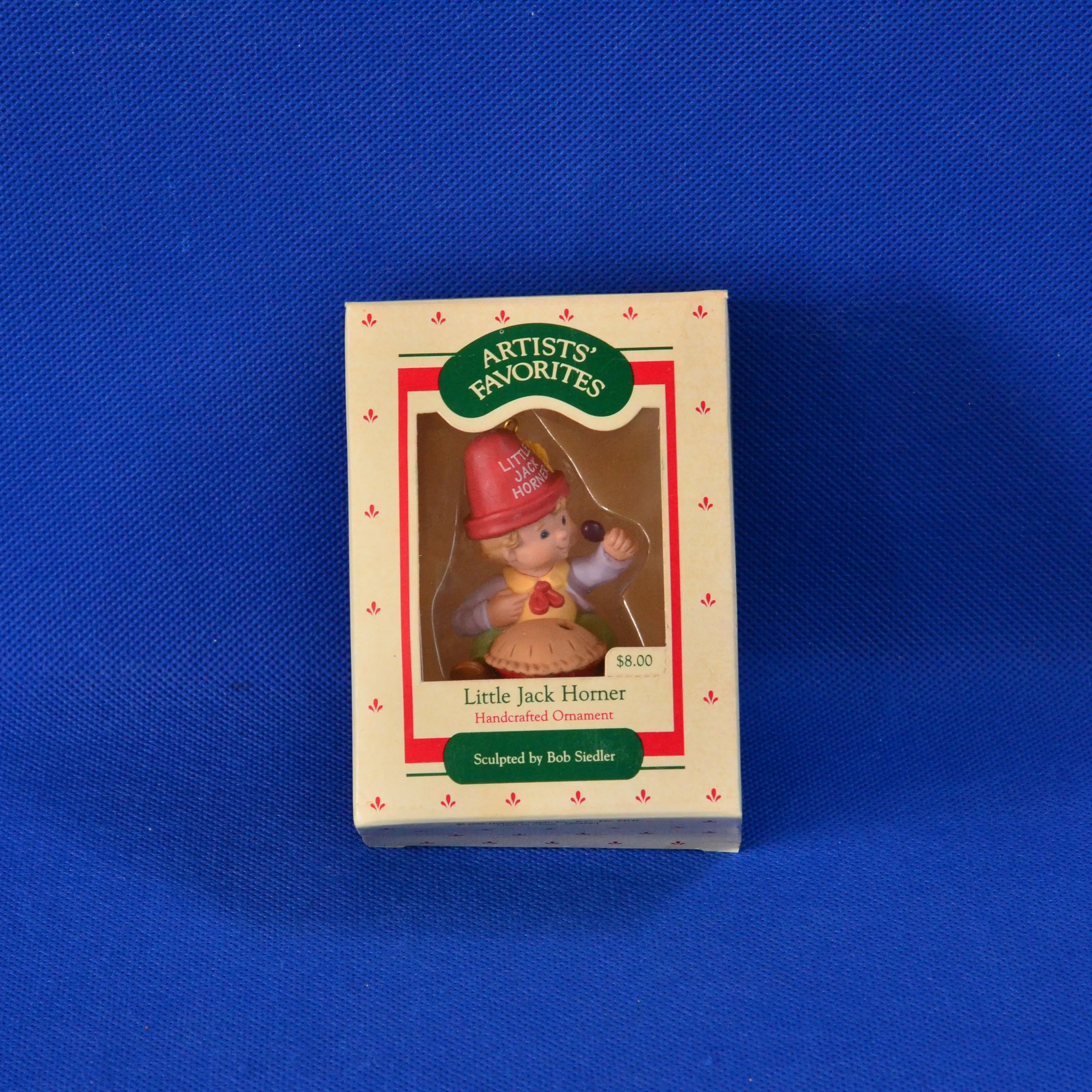 Hallmark Keepsake Little Jack Horner Sculpted by Bob Siedler Christmas 1988 - Handcrafted Ornament - Christmas Holiday Decoration