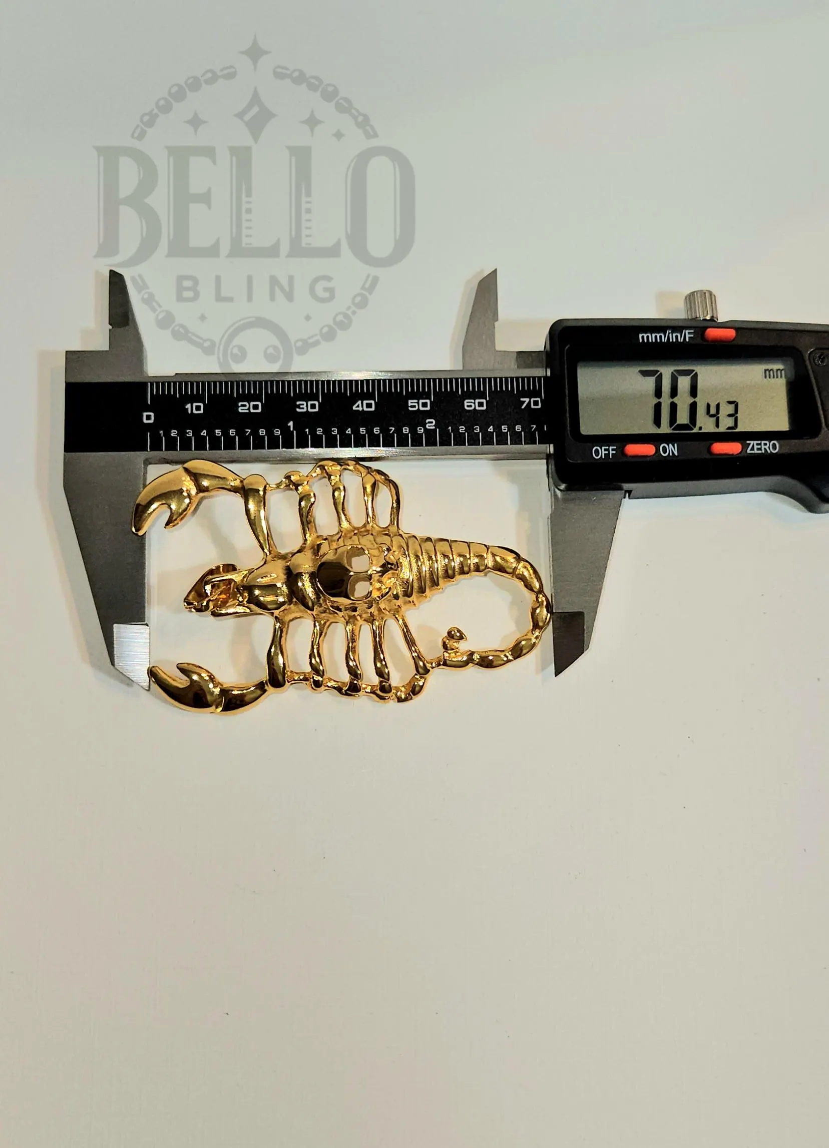Men Women 14k Gold Sculpted Scorpion Venom Pendant Charm Necklace, Animal Jewelry, Solid Big Gold Scorpion King Rope Chain, Gifts for him - image 4