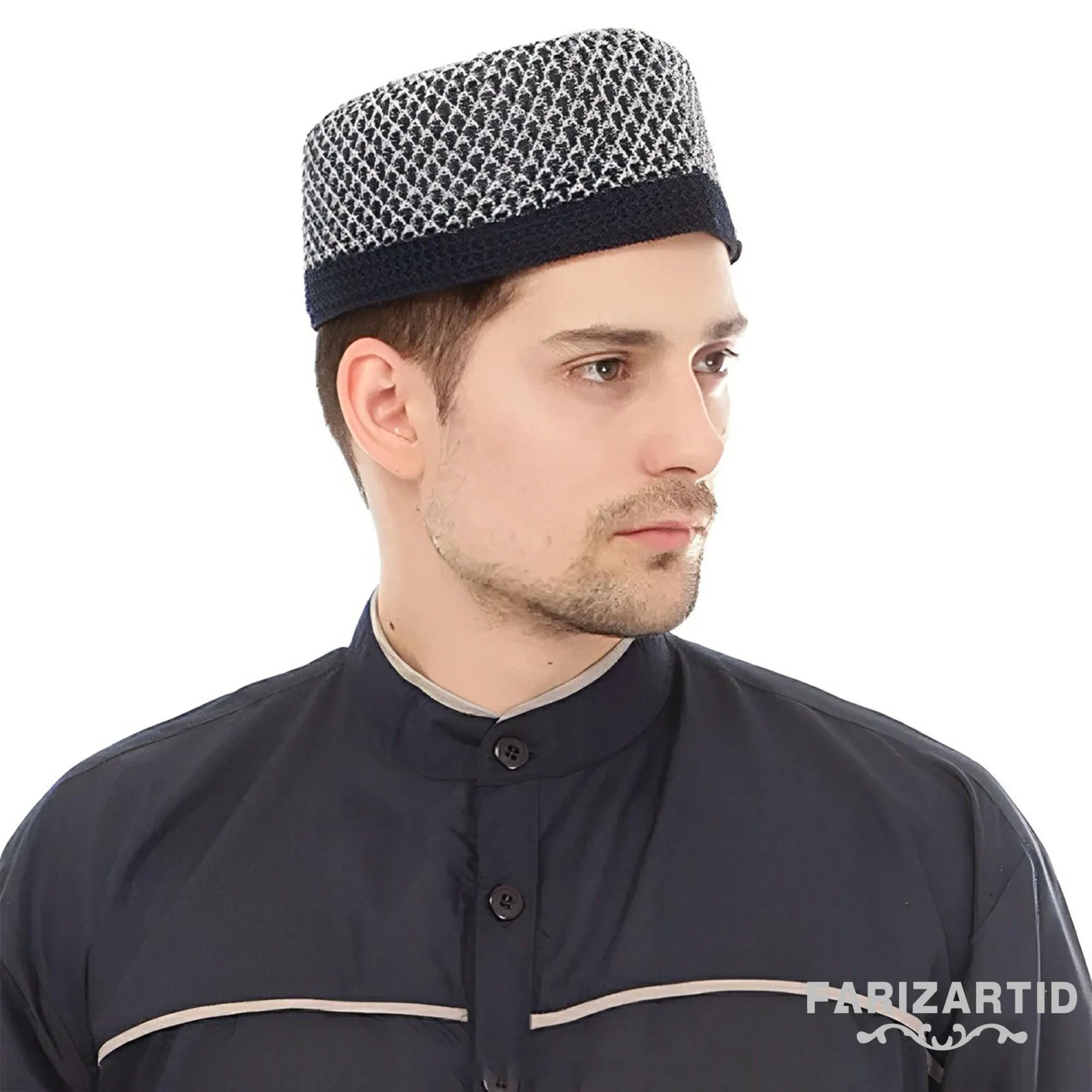 Classic Adult Prayer Cap – Stretchable and Breathable Knit,Prayer Cap, Muslim Knit Cap, Religious Cap, Handmade Peci, Muslim Beanie