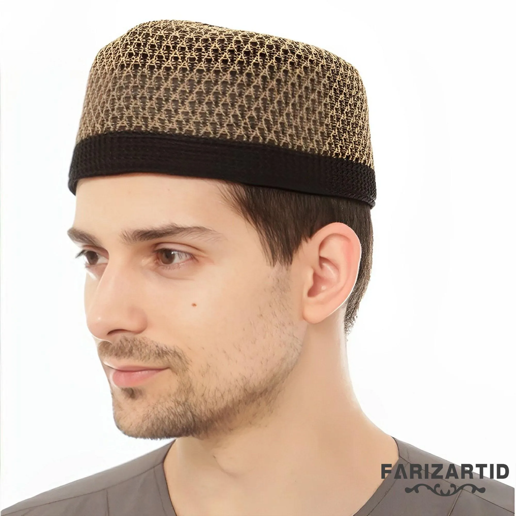 Classic Adult Prayer Cap – Stretchable and Breathable Knit,Prayer Cap, Muslim Knit Cap, Religious Cap, Handmade Peci, Muslim Beanie