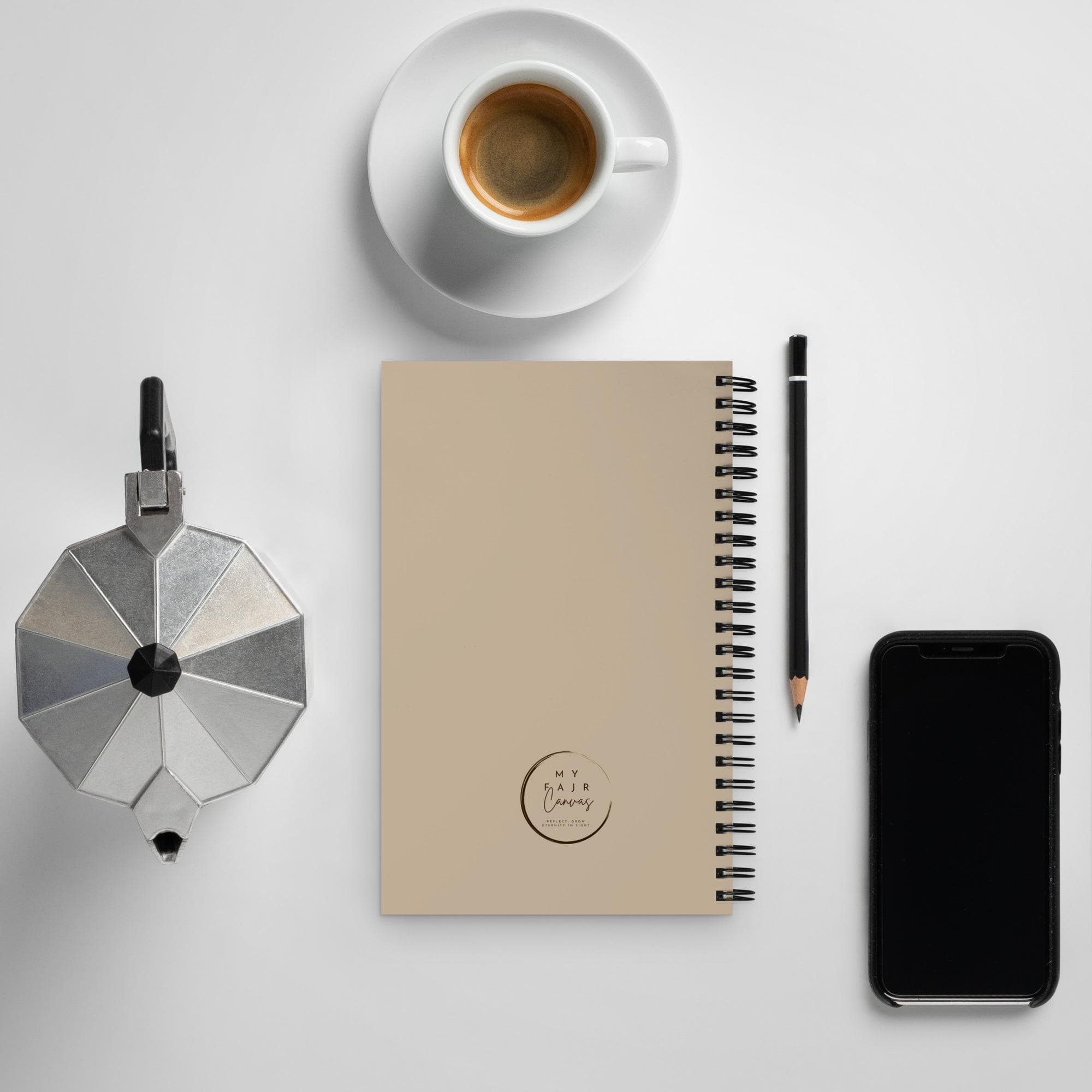 Islamic notebook, Sabr Islamic calligraphy, Journaling, scrapbooking, Spiral notebook, Muslimah gifts, Eid or Ramadan gifts