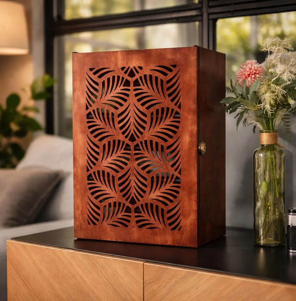 Medicine Cabinet Wood Shelf, Wooden Bathroom Wall Cabinet, Rustic Bathroom Storage Cabinet, Boho Medicine Cabinet, Carved Wood Wall Cabinet - image 5
