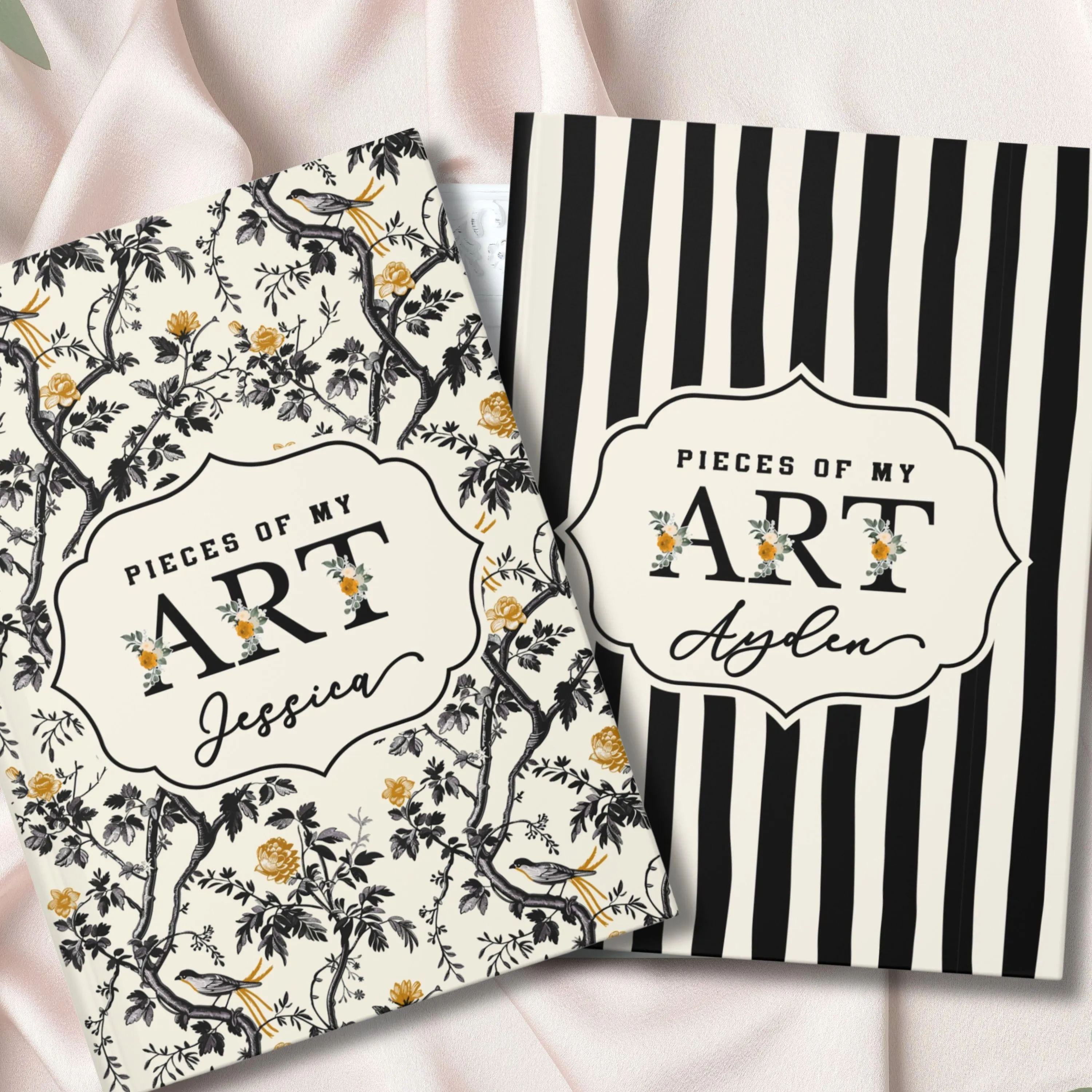 Personalized Sketchbook for Artists, Custom Art Journal, Blank Page Drawing Book, Artist Gift, Personalized Sketch Book for Women & Teens - image 2
