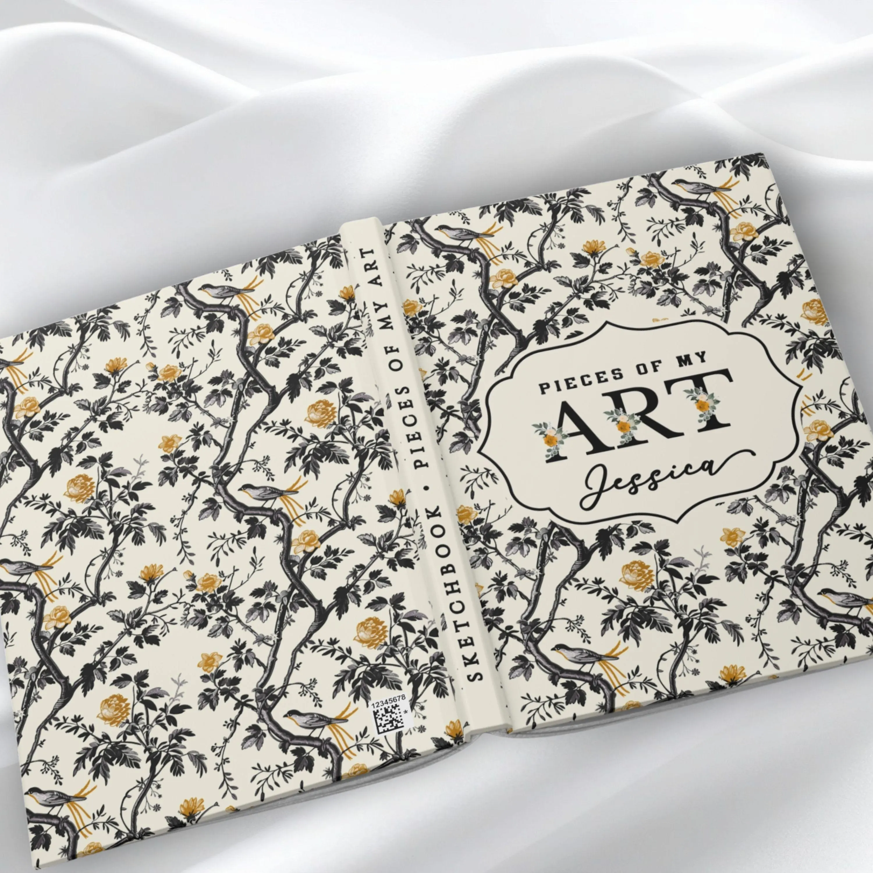 Personalized Sketchbook for Artists, Custom Art Journal, Blank Page Drawing Book, Artist Gift, Personalized Sketch Book for Women & Teens - image 3