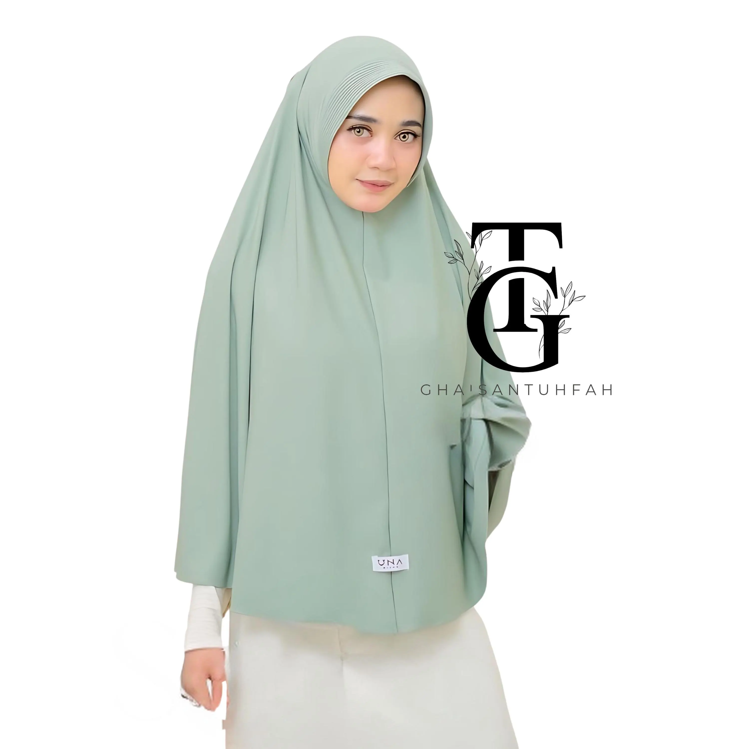 Hijab Bergo Instant Syari Pet Jersey, Solid Color Headscarf, Modest Islamic Scarf, Elegant Hijab Head Cover, Religious Headwear GT25 - image 4