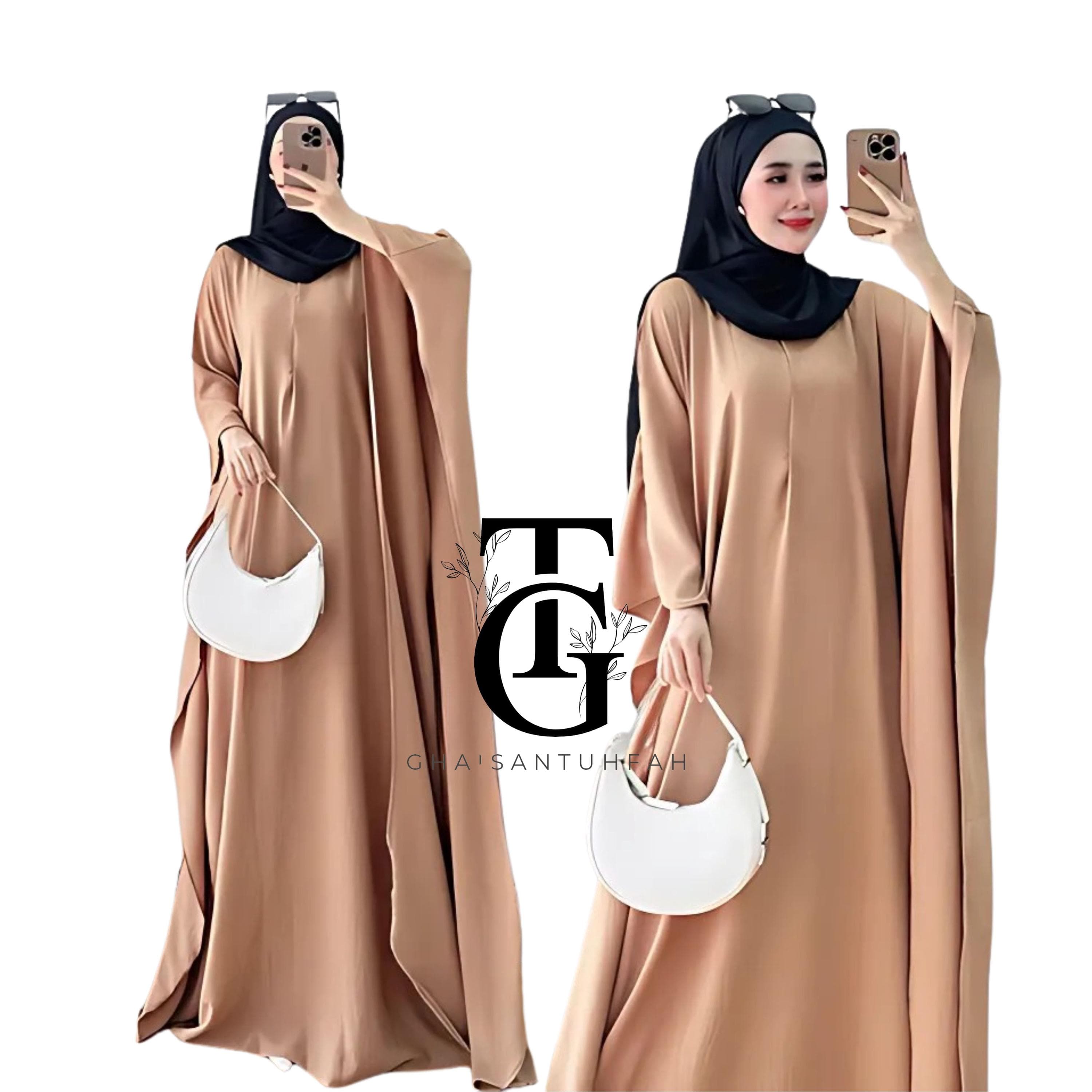 Premium Crinkle Front Zip Kaftan, Muslim dress, Modest Maxi Dress, Islamic Clothing, Traditional Robe, Ramadan Outfit, Islamic Gift GT53 - image 4