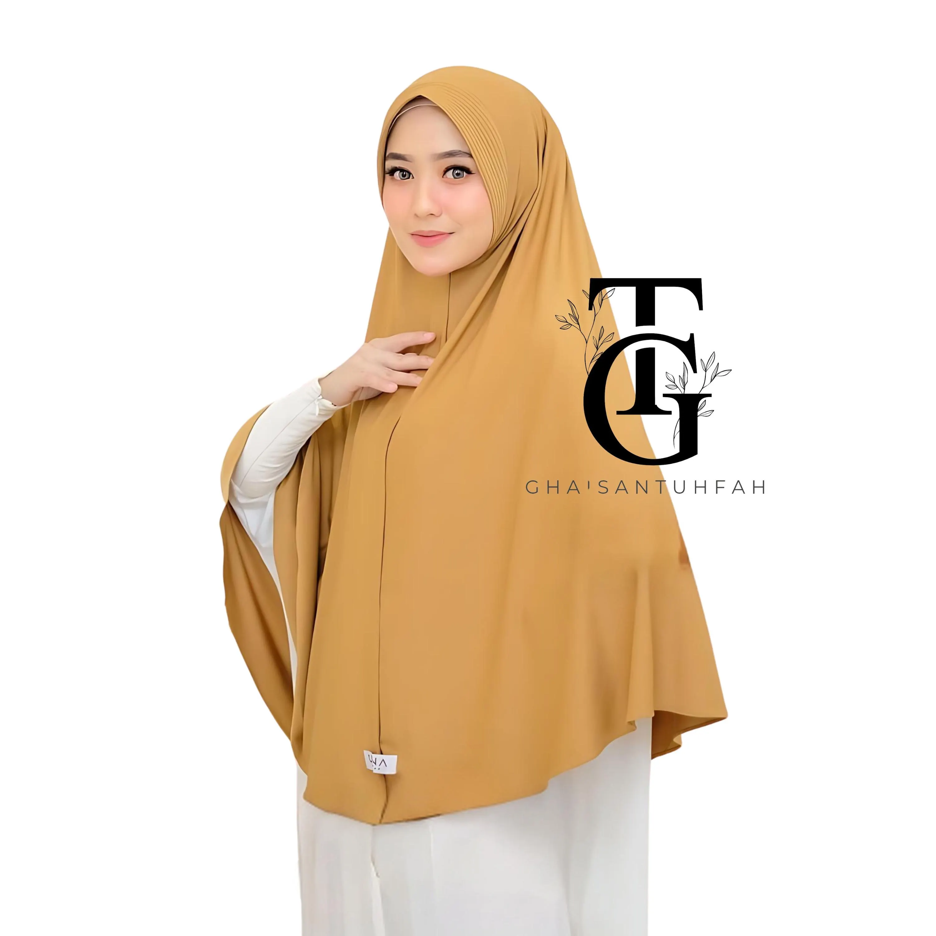 Hijab Bergo Instant Syari Pet Jersey, Solid Color Headscarf, Modest Islamic Scarf, Elegant Hijab Head Cover, Religious Headwear GT25 - image 5