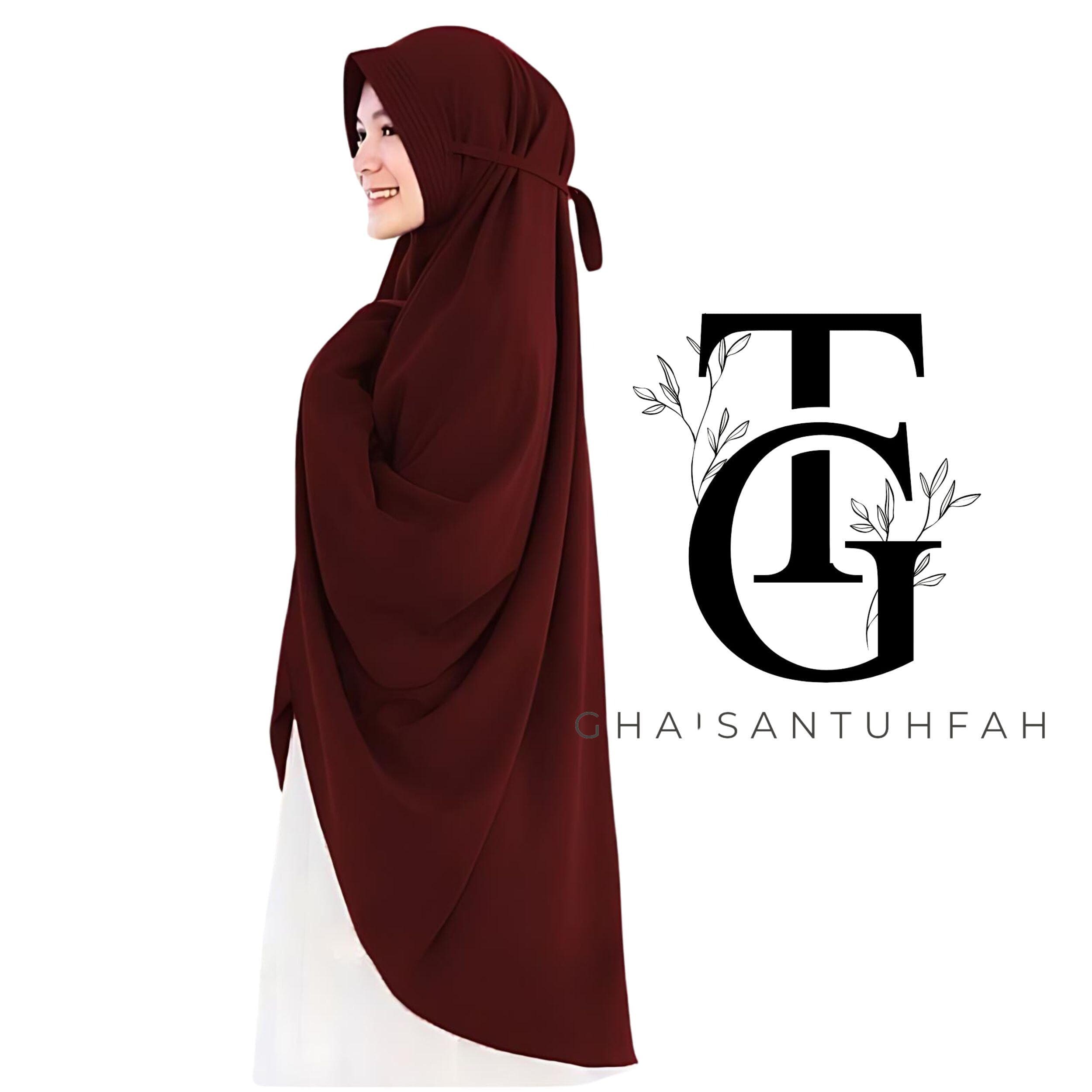 Syari Instant Khimar, Women's Jumbo hijab, Solid Color Headscarf, Modest Islamic Scarf, Elegant Hijab Head Cover, Religious Headwear GT08 - image 5