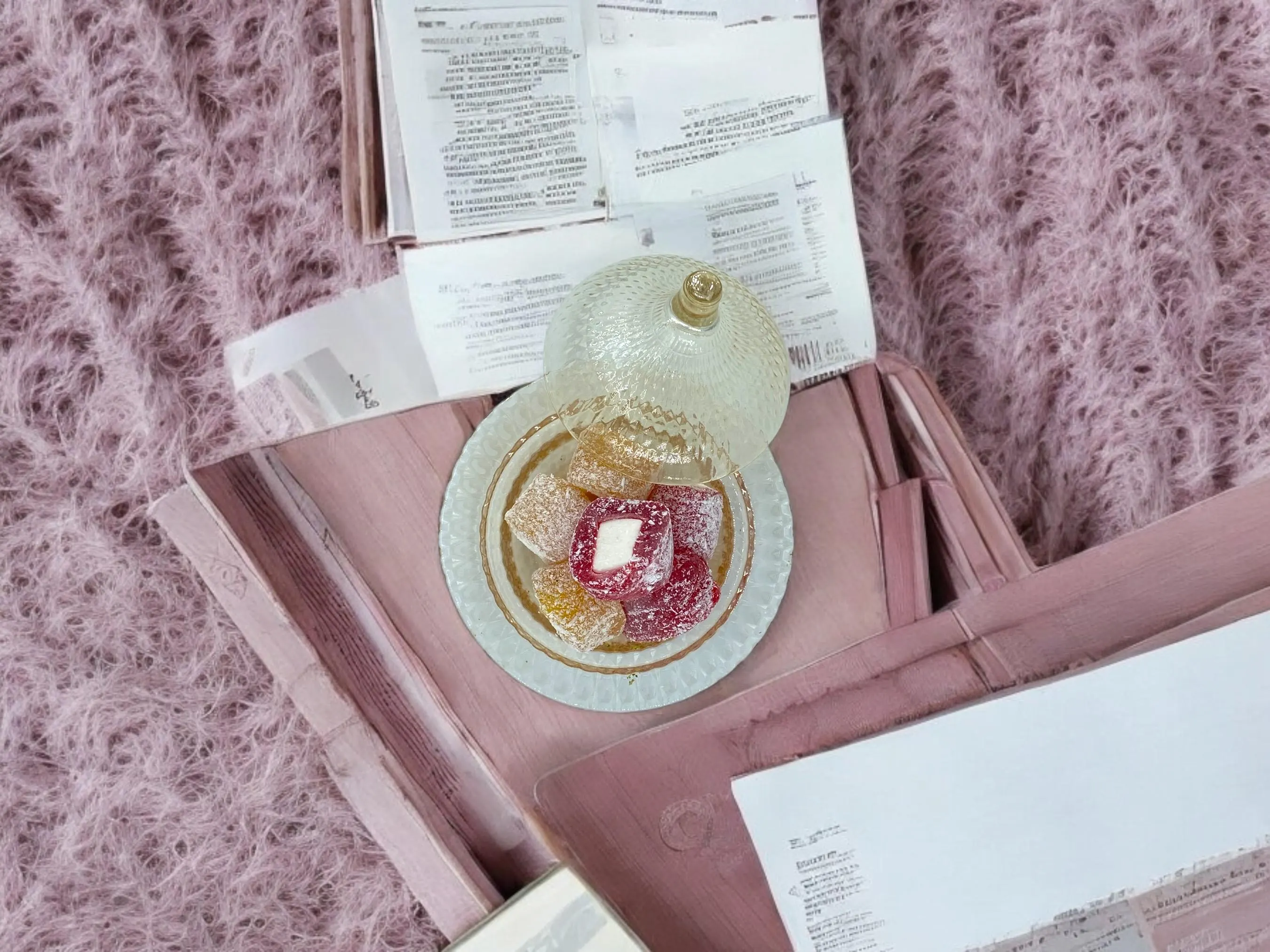 Fruity Turkish Delight Gift Box: Lemon & Strawberry Candy - image 4