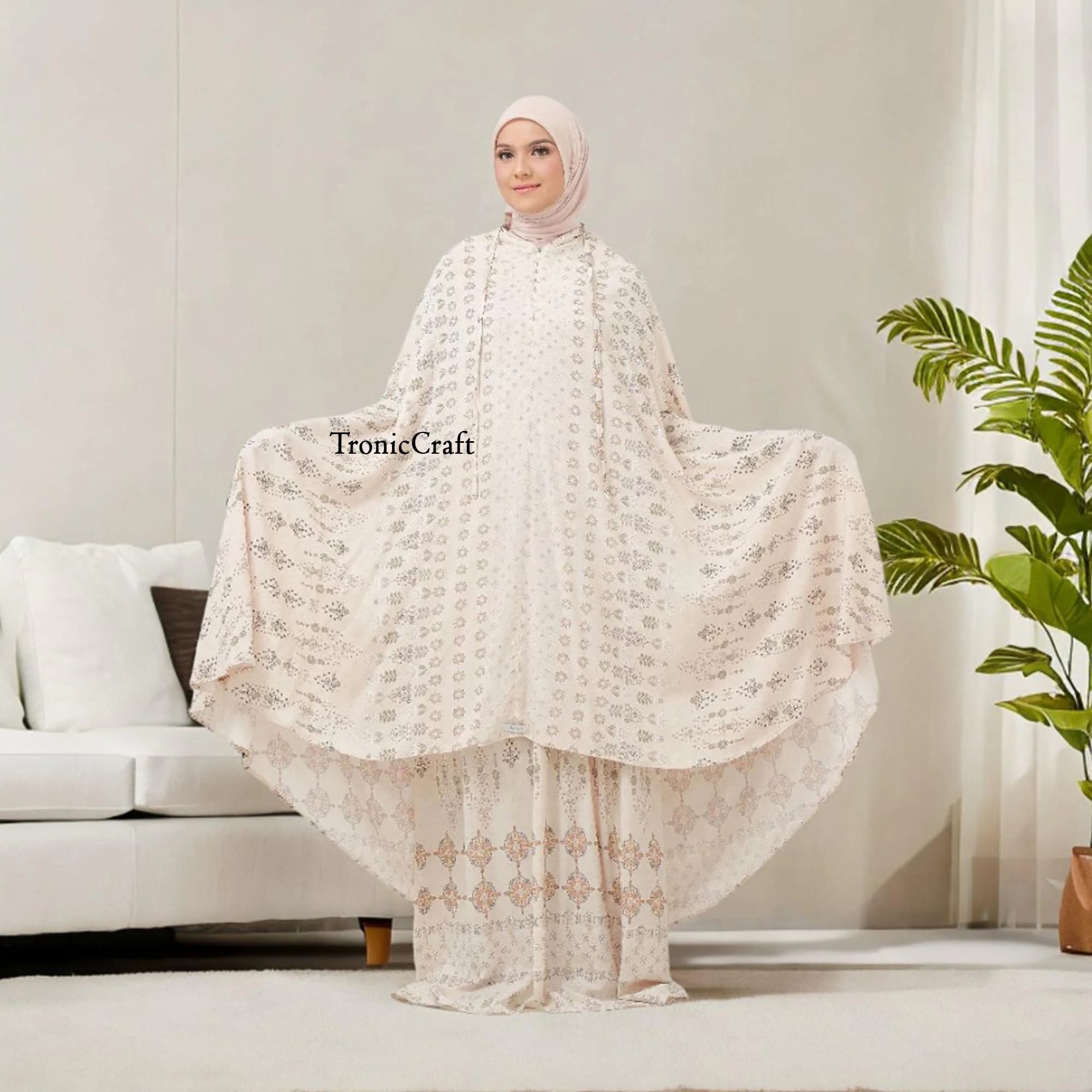 Rayon Carla Adult Mukena 2in1 Soft And Comfortable Mukena,Mukena,Muslim Prayer Dress,Muslim Prayer Attire,Prayer Outfit,Muslim Prayer Clothe