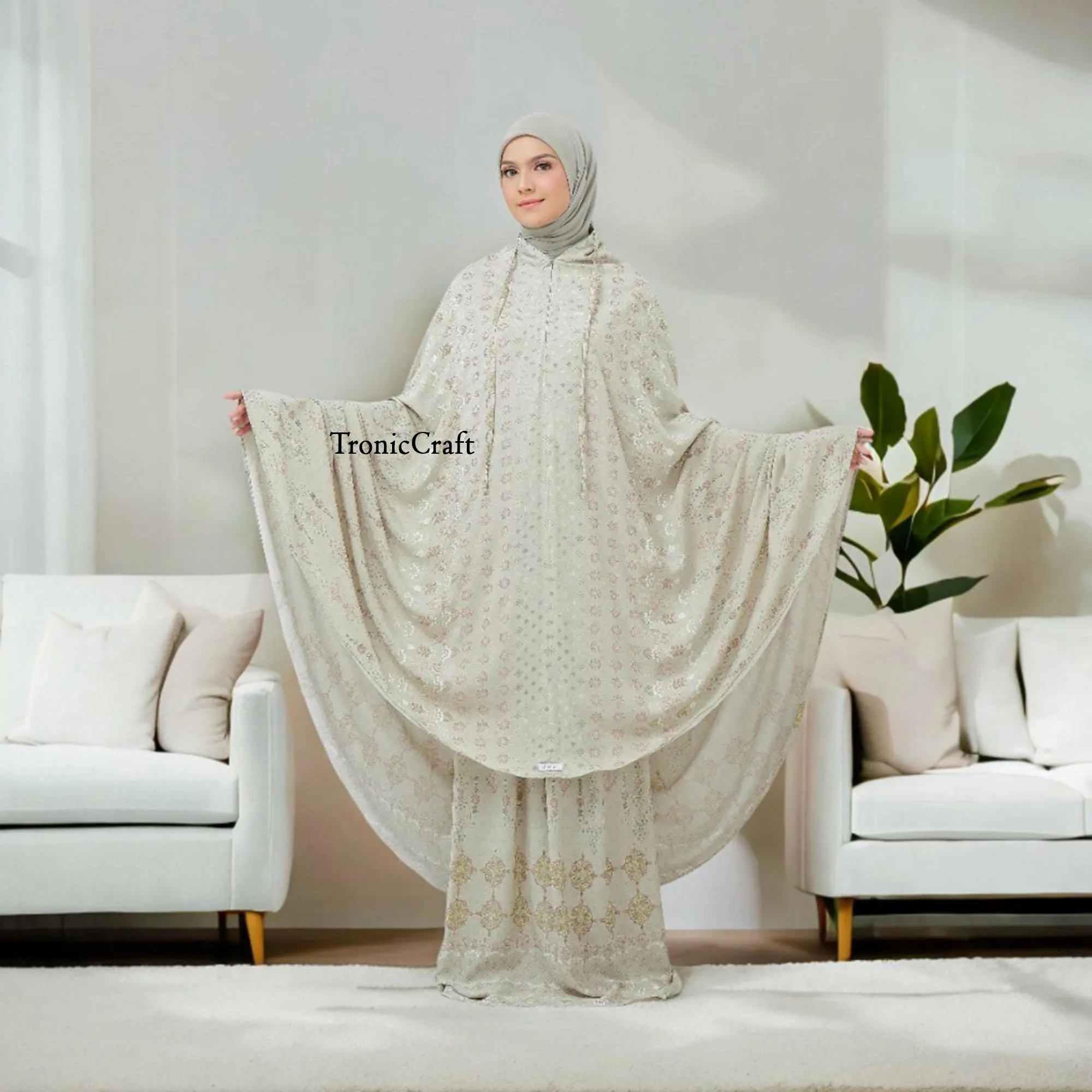 Rayon Carla Adult Mukena 2in1 Soft And Comfortable Mukena,Mukena,Muslim Prayer Dress,Muslim Prayer Attire,Prayer Outfit,Muslim Prayer Clothe