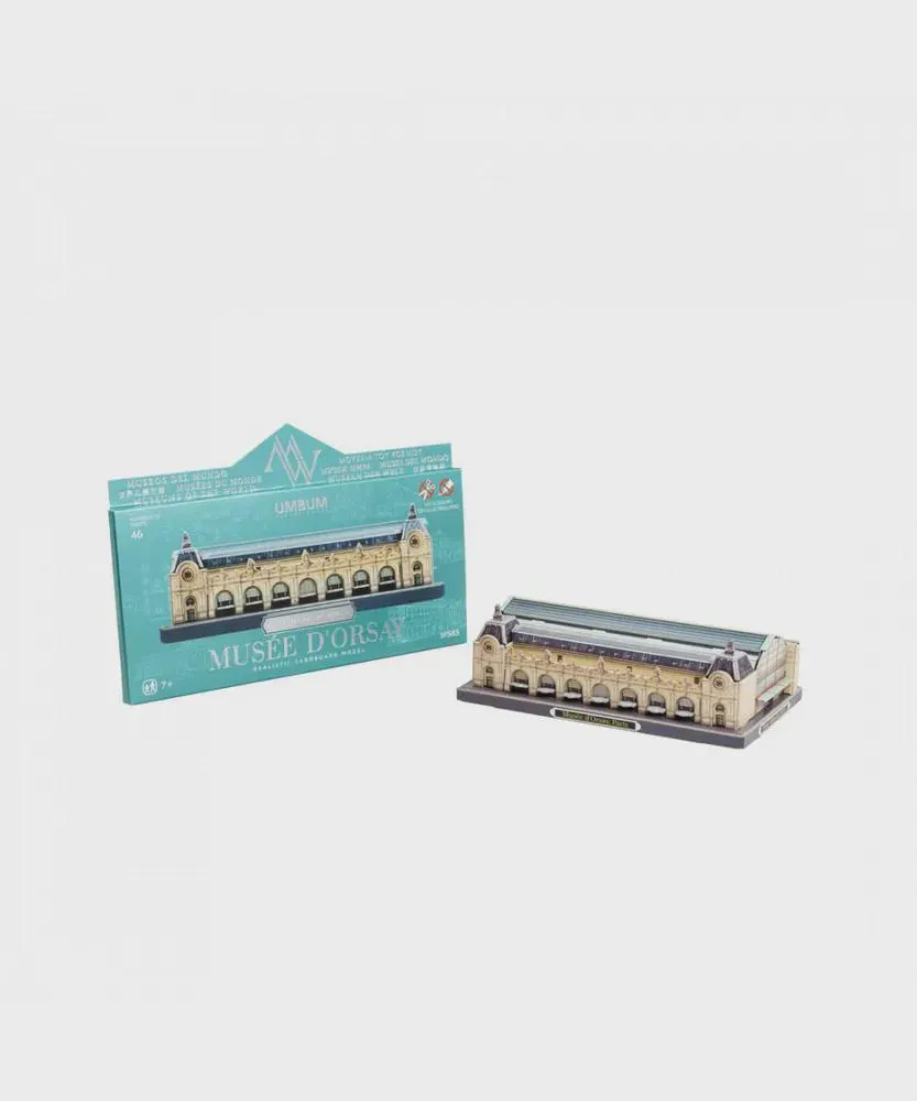 Musée d’Orsay DIY Paper Model Kit – Paris Architecture Miniature – Craft Kit for Adults & Kids – Museums of the World Collection - image 4