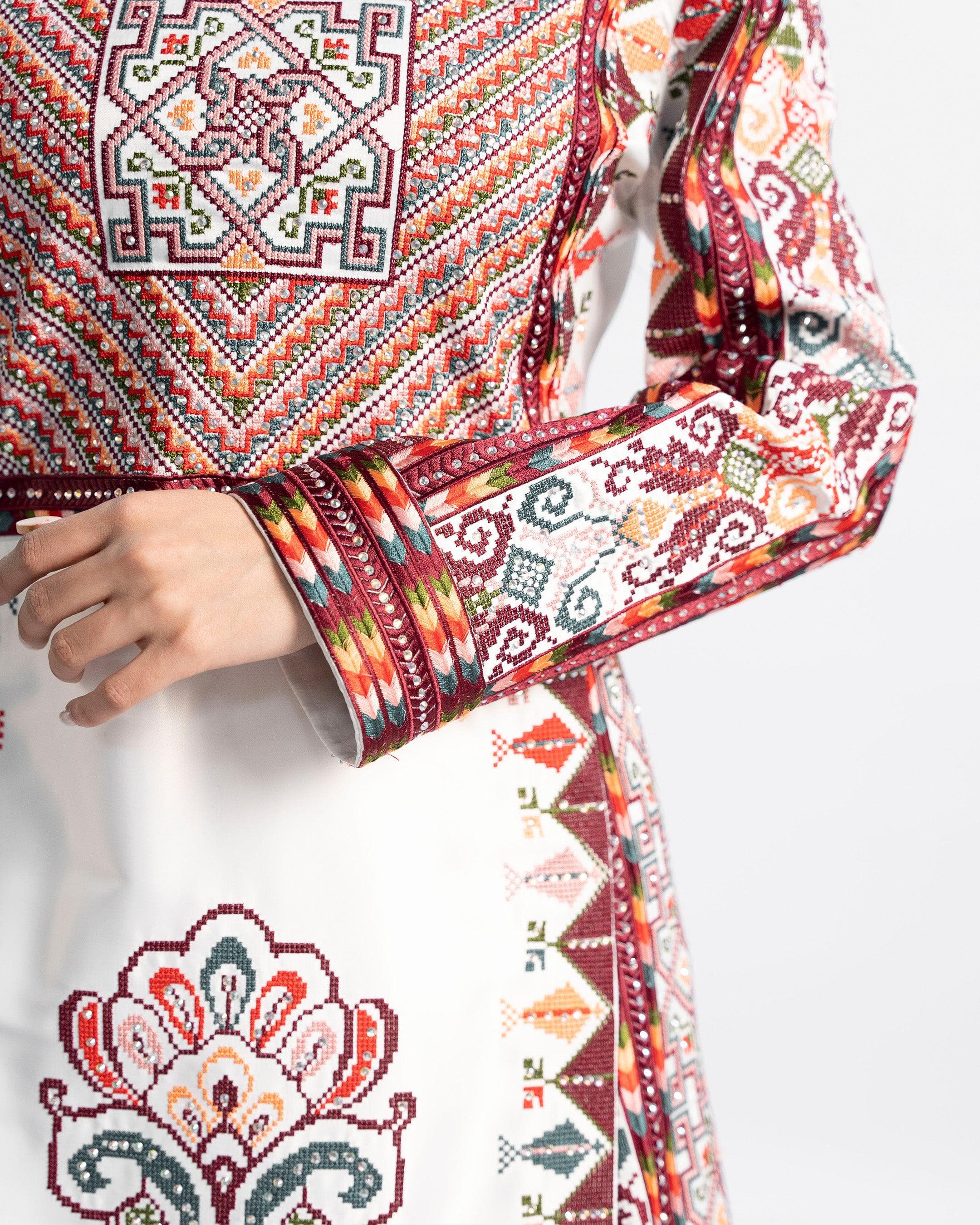 Celestial Bliss Palestinian Bridal Thobe - image 5