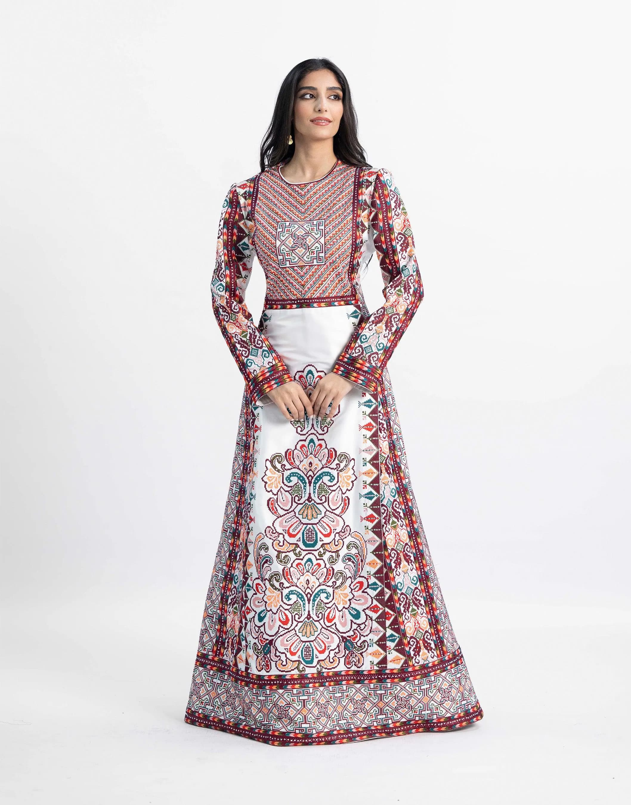 Celestial Bliss Palestinian Bridal Thobe - image 3