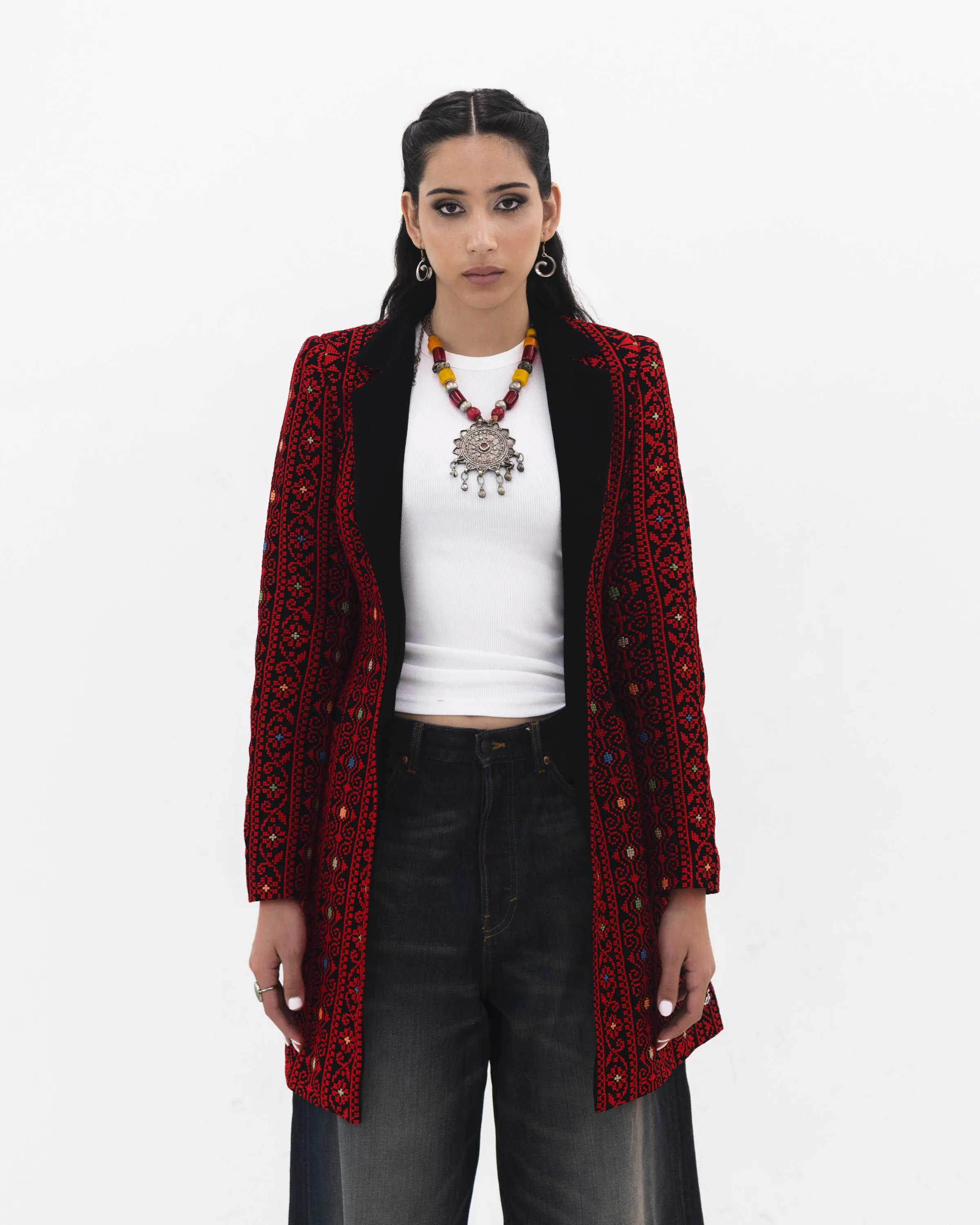 Jaffa Dreams ’25 — Embroidered Long Jacket - image 3