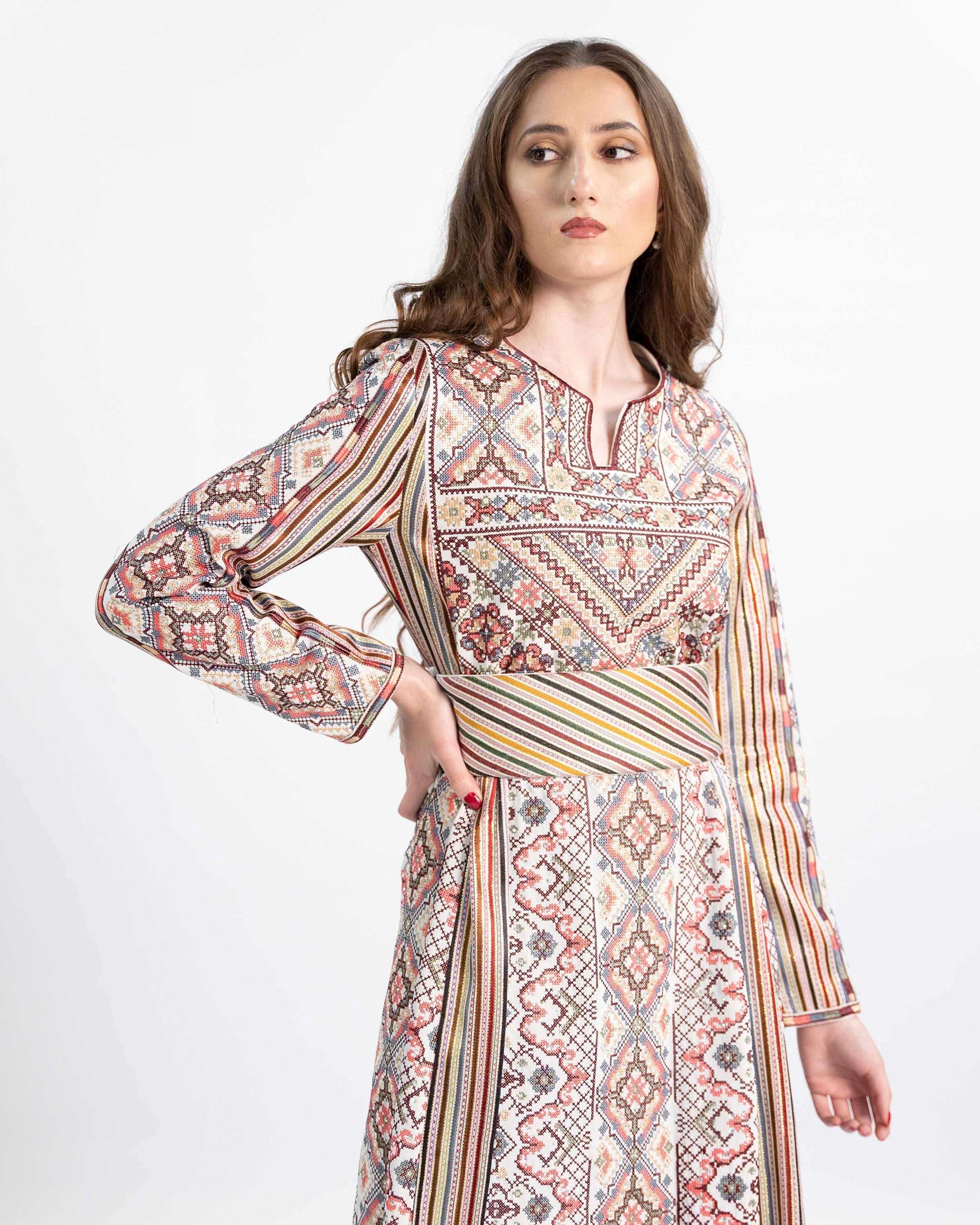 Tulkarm Heritage – Embroidered Palestinian Thobe - image 3