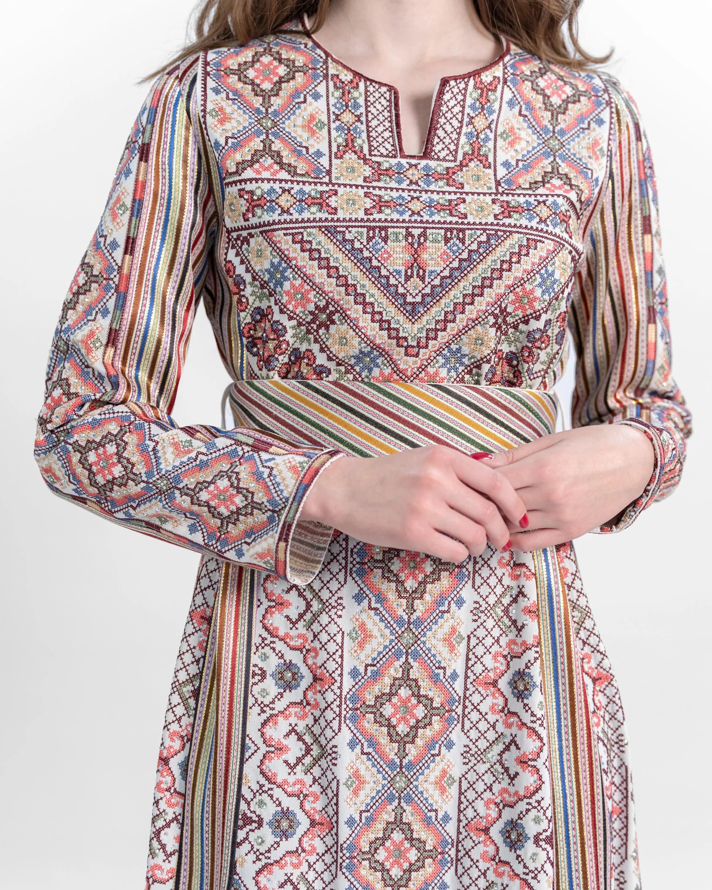 Tulkarm Heritage – Embroidered Palestinian Thobe - image 4