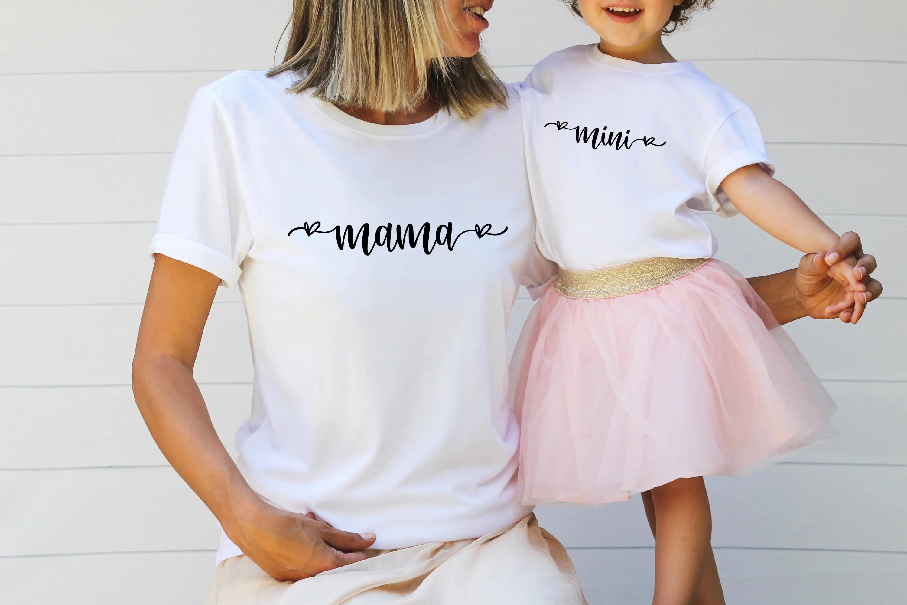 Mama And Mini Matching Shirt, Mommy And Me Sweatshirts, Family Match Tshirt, Mommy And Daughter Tee, Gift For Mother, Mother's Day Apparel