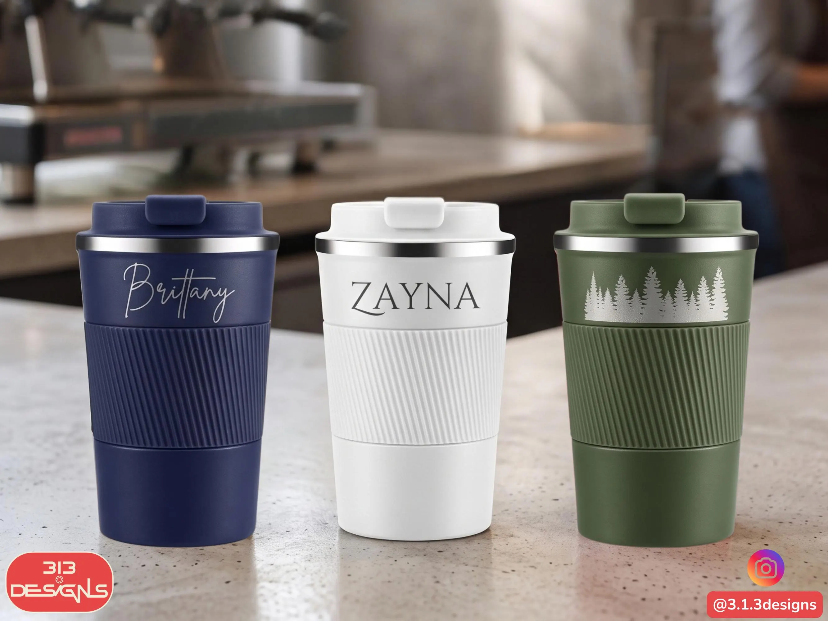 Personalized Golf Gift for Men and Women, Custom Engraved Tumbler with Name, Golfer Gift, Golf Lover Birthday Gift, Leakproof