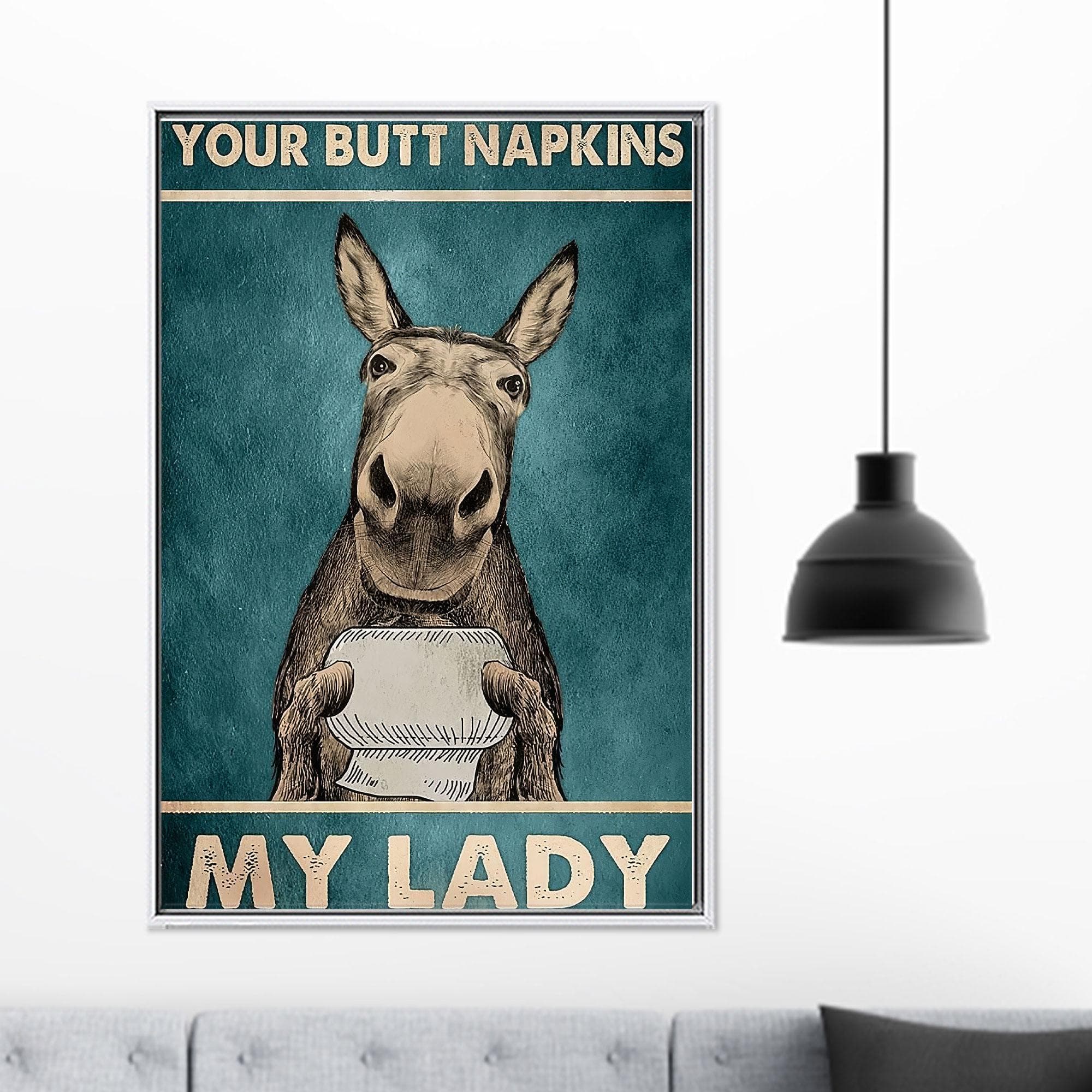 Toilet Printed,Large Canvas,Modern Canvas Gift,Bathroom 3D Canvas,Donkey Wall Art,Framed Wall Art,Wedding Decor Art,Printable Wall Art,3D Wall Art,Personalized Gift,Wall Art Prints,Framed Canvas,Decor Canvas,