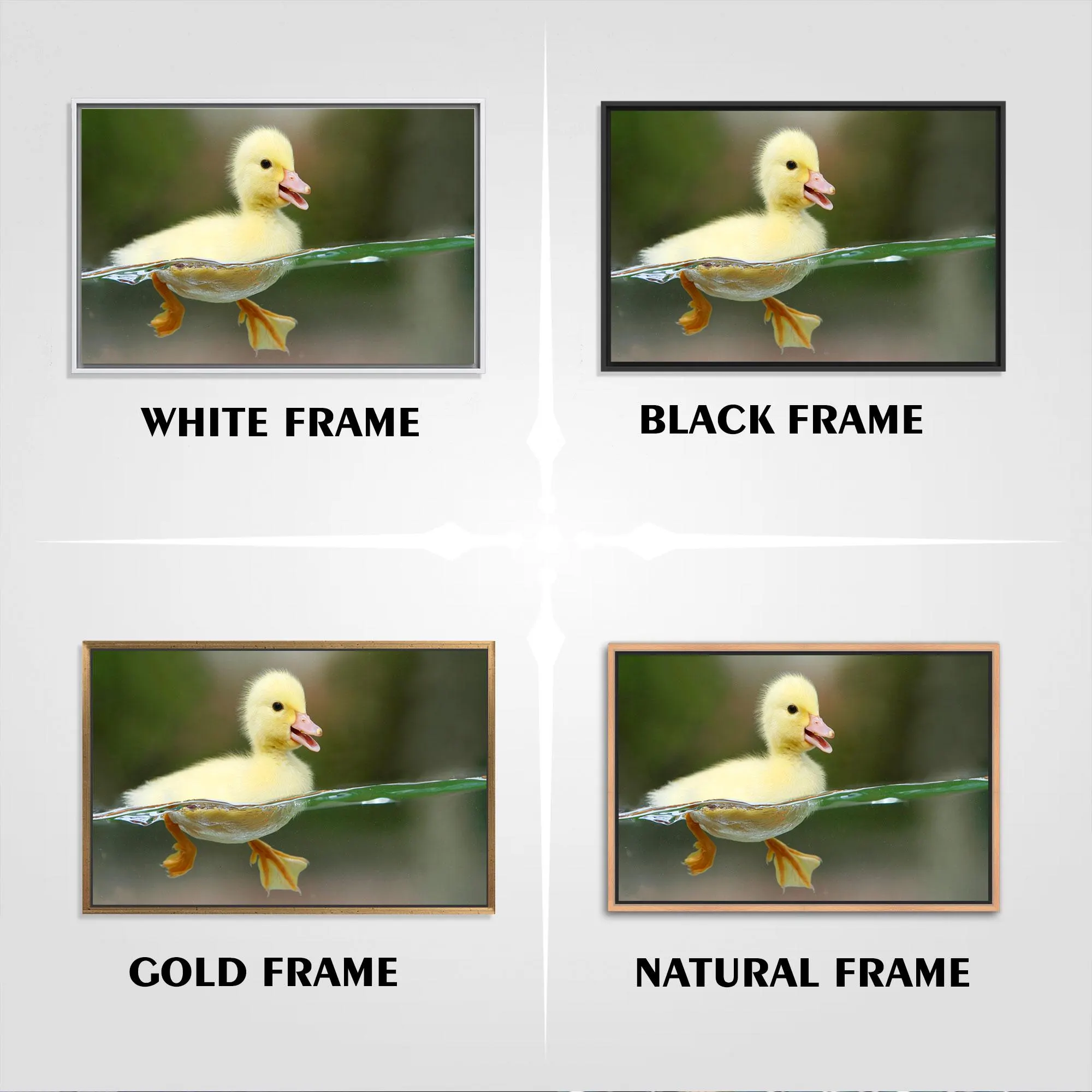Duck Canvas Art, Baby Room Decor, Modern Wall Art - image 4
