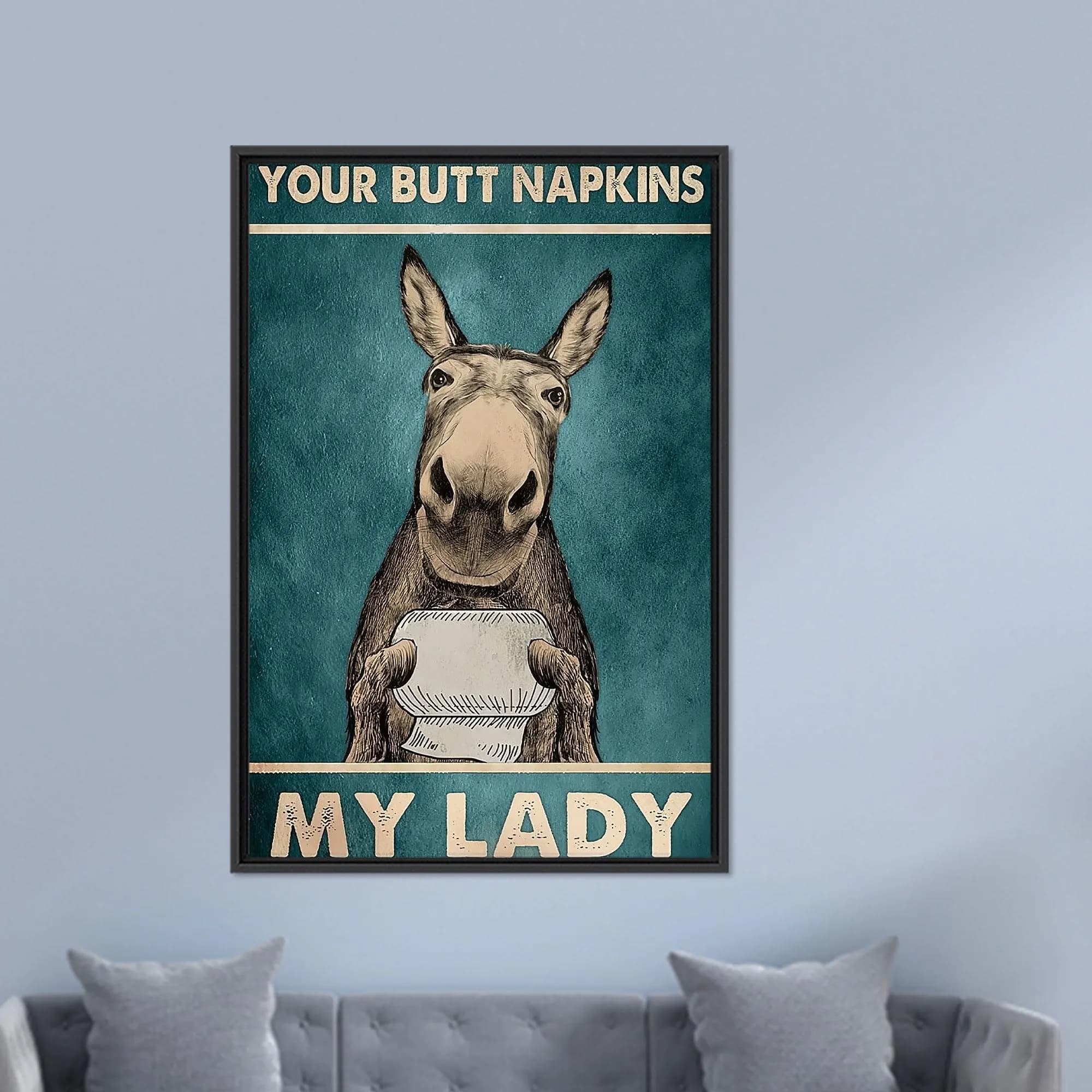 Toilet Printed,Large Canvas,Modern Canvas Gift,Bathroom 3D Canvas,Donkey Wall Art,Framed Wall Art,Gifts,Kitchen Decor Art,Christmas Gifts,Office Decor Art,Home Decor Canvas,Minimalist Wall Art,Christmas Decor Art,