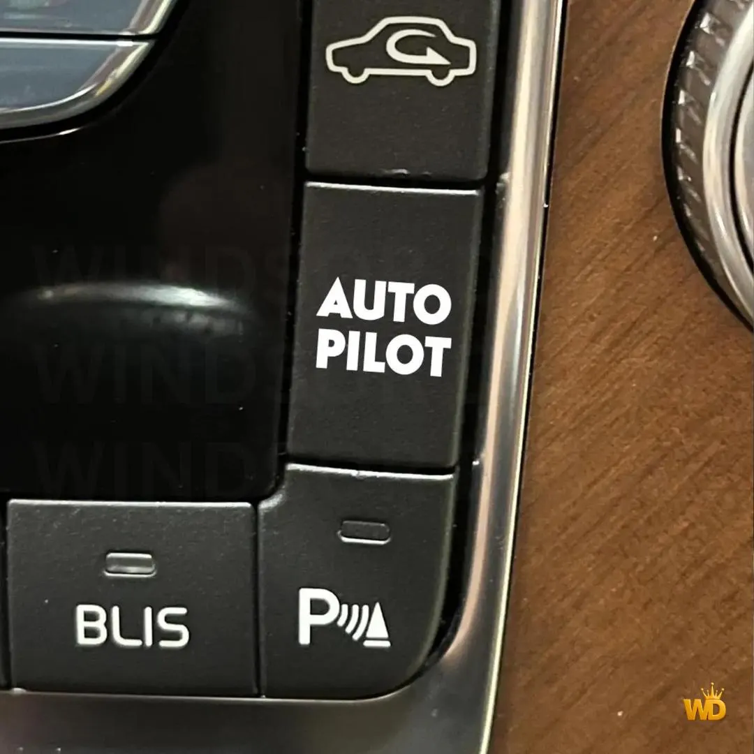 Funny Graphics Blank Car Dashboard Decals, Truck Button Sticker, Eject Passenger Button Decal - image 3