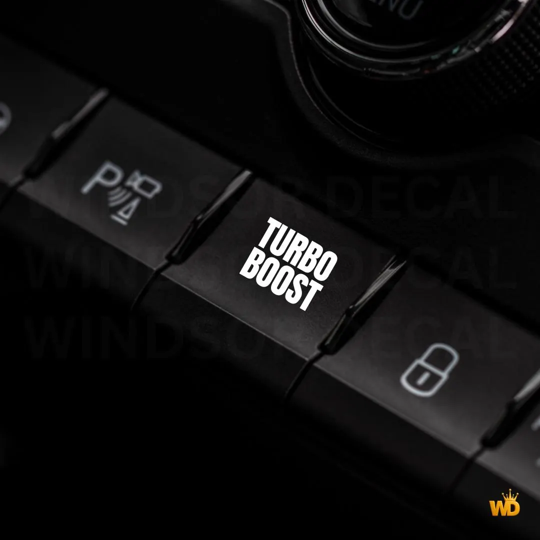 Funny Graphics Blank Car Dashboard Decals, Truck Button Sticker, Eject Passenger Button Decal - image 5