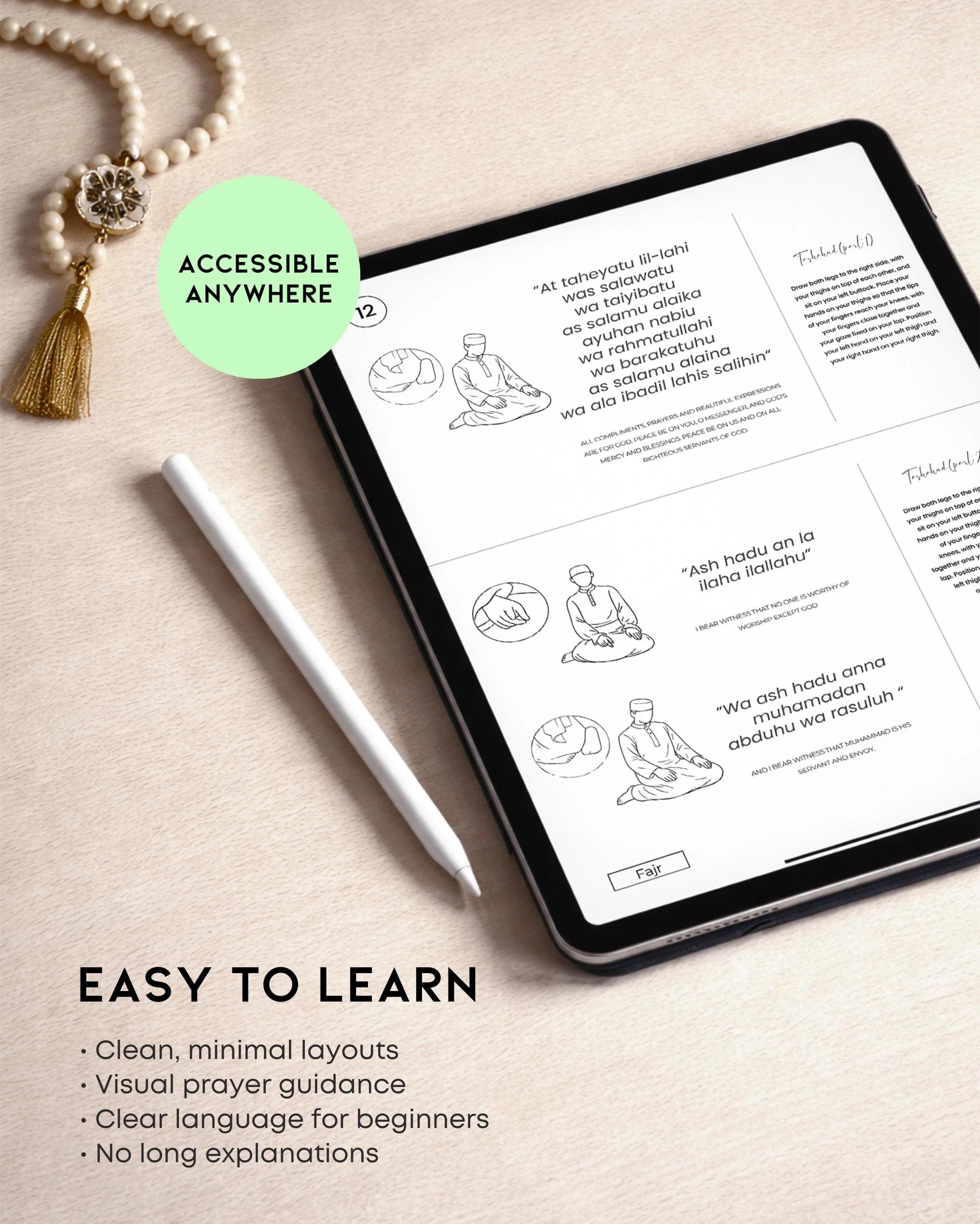 Easy Step-by-Step Salah Prayer Guide for Men – Visual Islamic Learning (Digital Download) - image 5