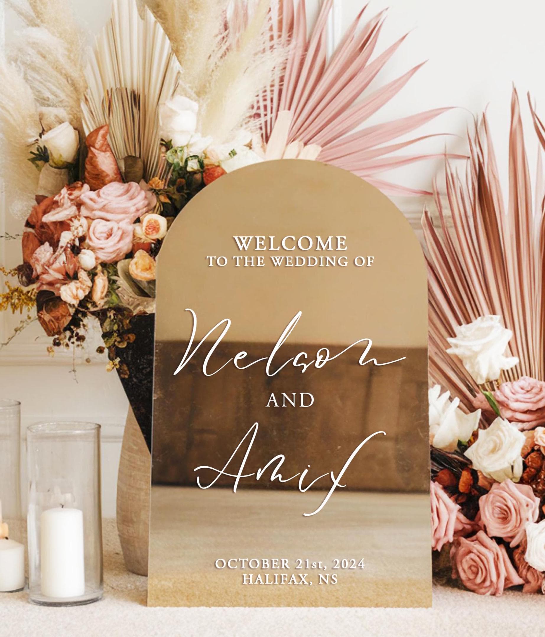 Mirror Wedding Sign,Mirror Welcome Sign,Wedding Welcome Sign,Acrylic Welcome Sign,Acrylic Wedding Sign,Wedding Reception,Wedding Decor,Custom Welcome Sign,Wedding Signage,Wedding Ceremony,Wedding Signs,Gold Mirror Wedding,Gold Welcome Sign