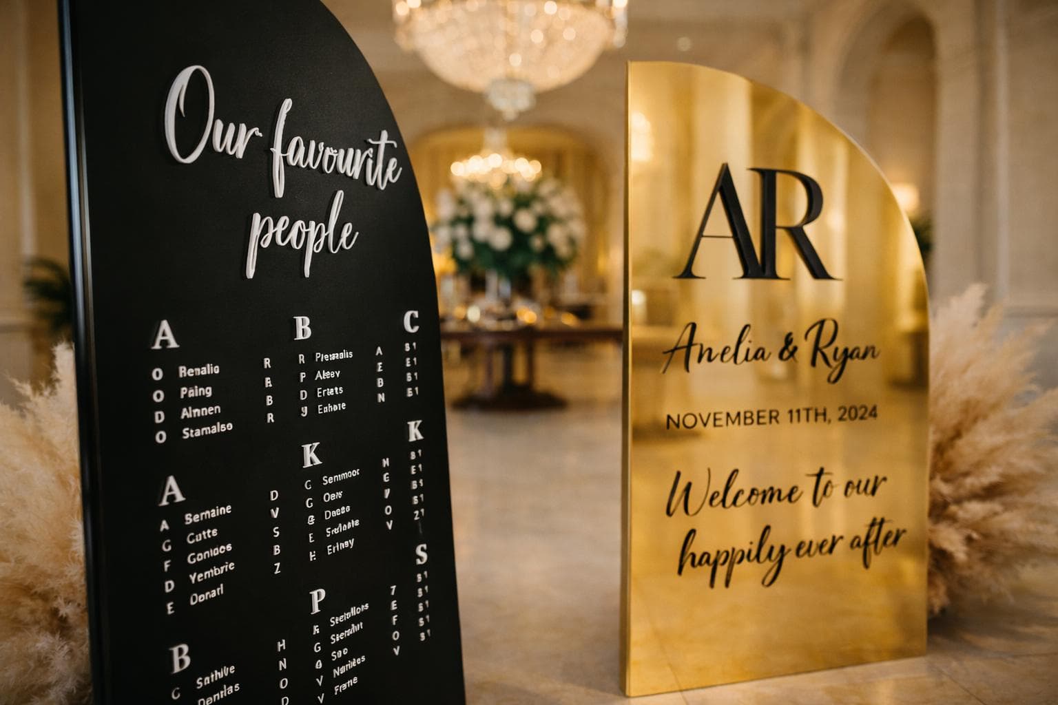 Premium 3D Raised Letters
Modern Black Tie Design
Customizable Finishes