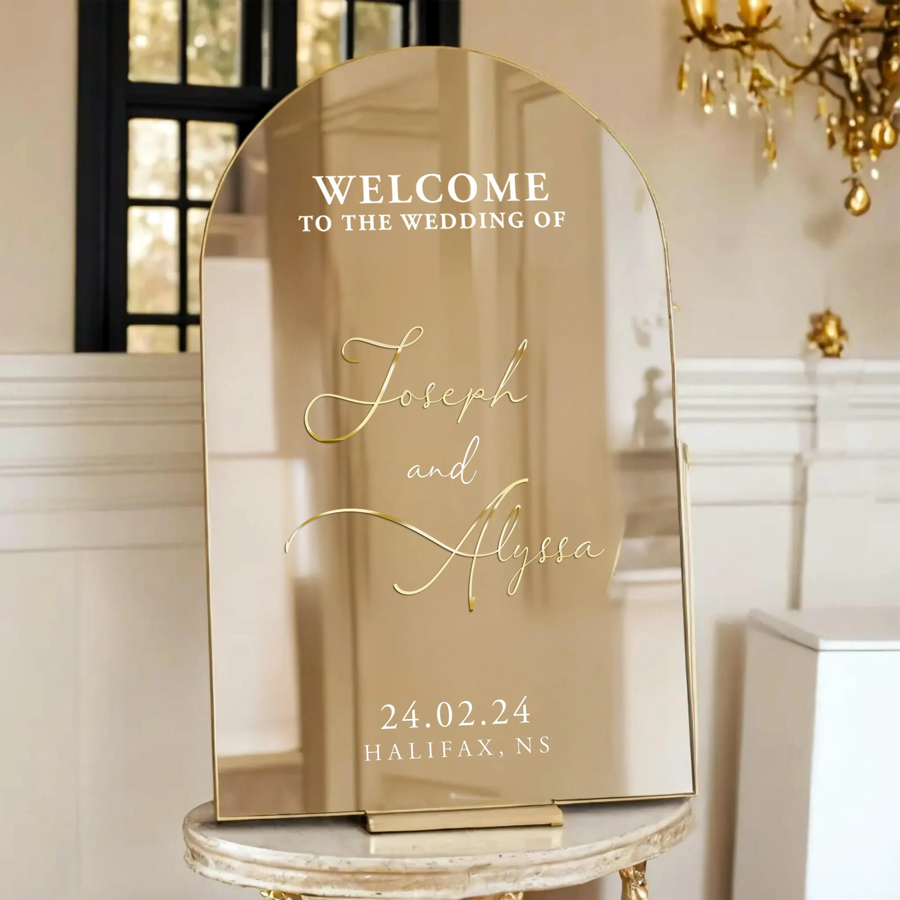 Customizable,Personalized,Vinyl Wording,Wedding Decal,Mirror Decal,Welcome Sign,Reception Decal,Wedding Decor,Full Length Mirror,Mirror Decoration,Selfie Mirror,Wedding Date Decal