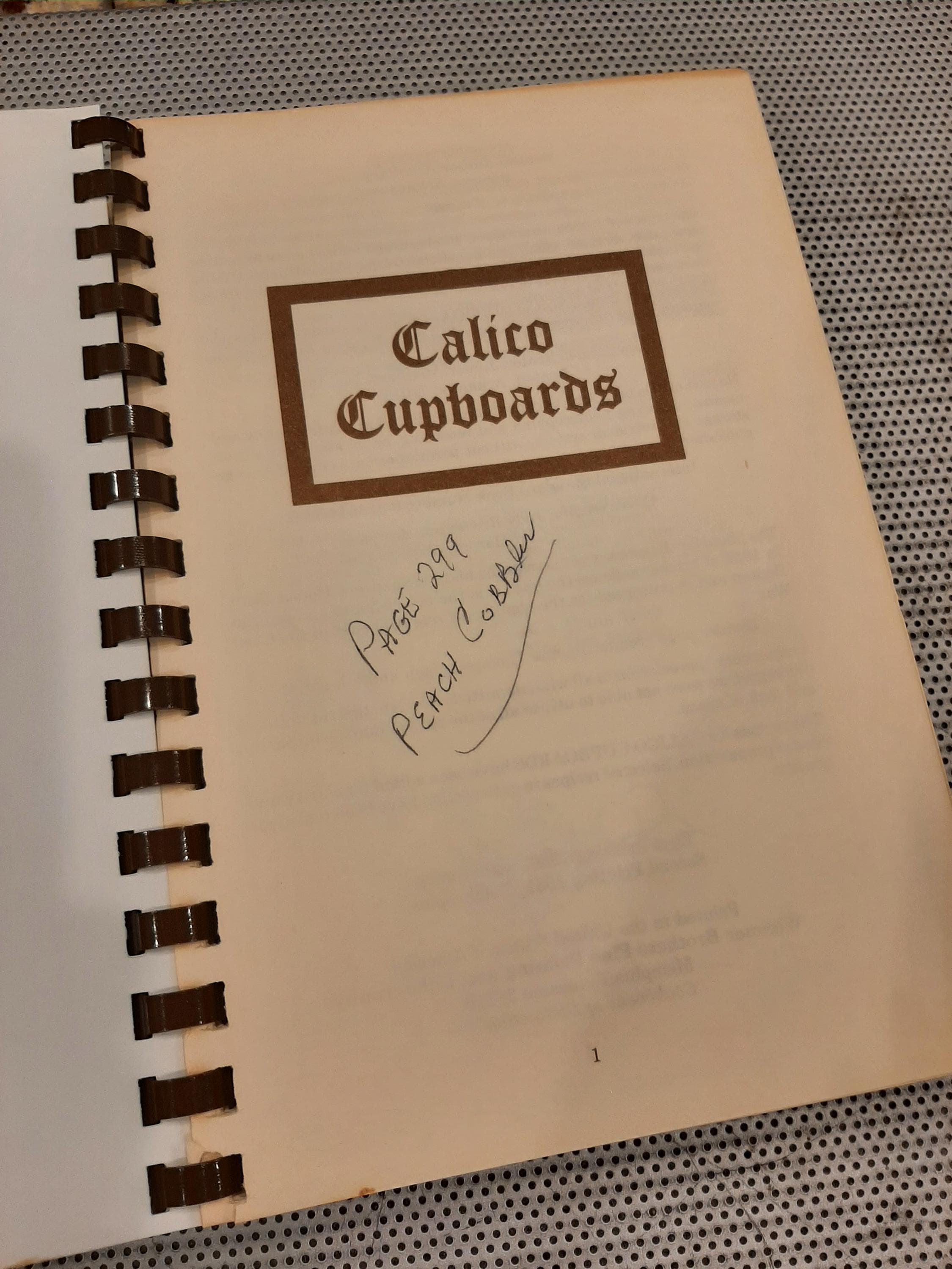 Vintage 1981 Junior League of Benton, Arkansas, Calico Cupboards Cookbook - image 3