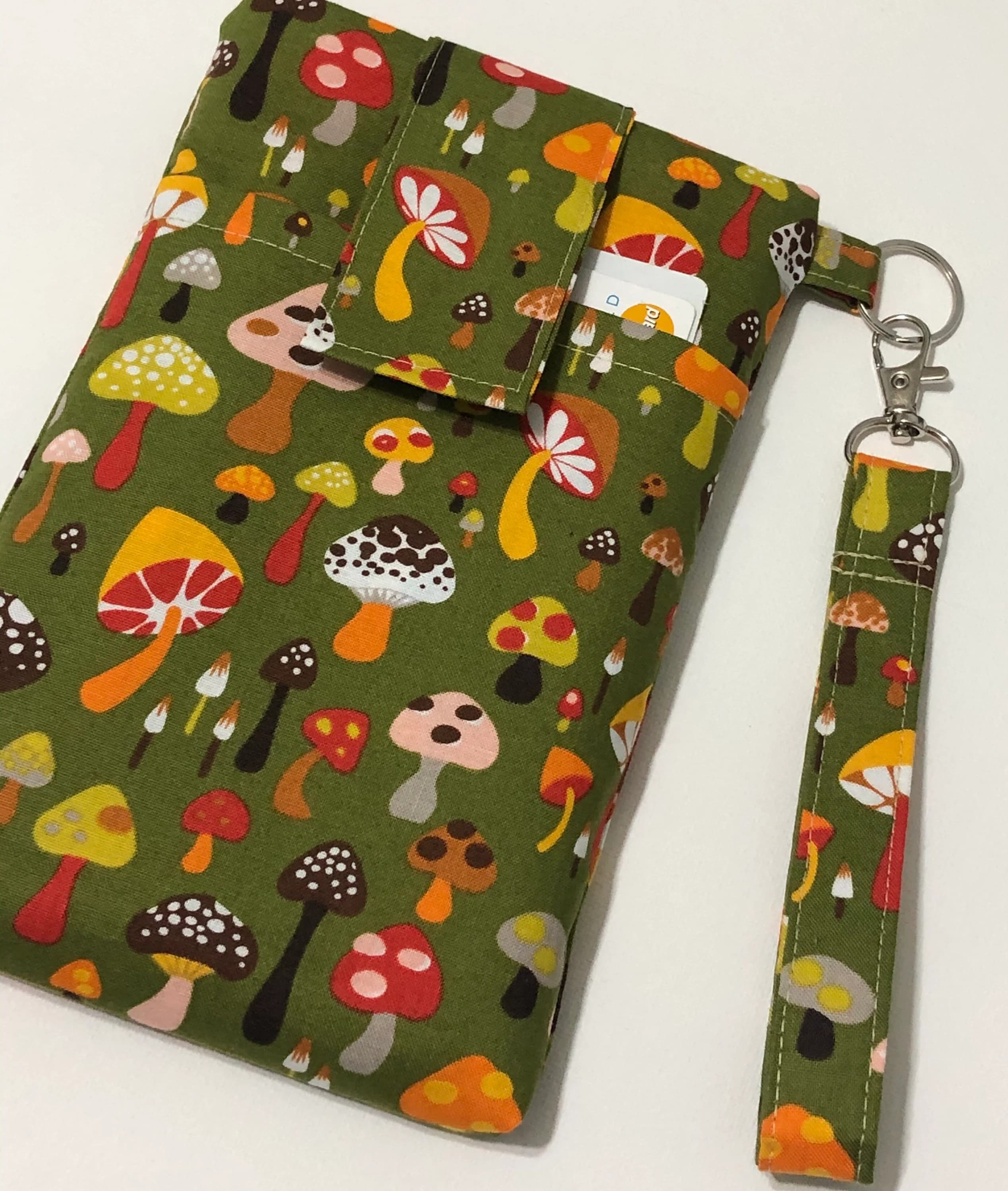 WRISTLET cell phone bag sleeve wallet purse for any iPhone/Samsung Galaxy phone holder wallet pouch -Wild Schroom - image 3